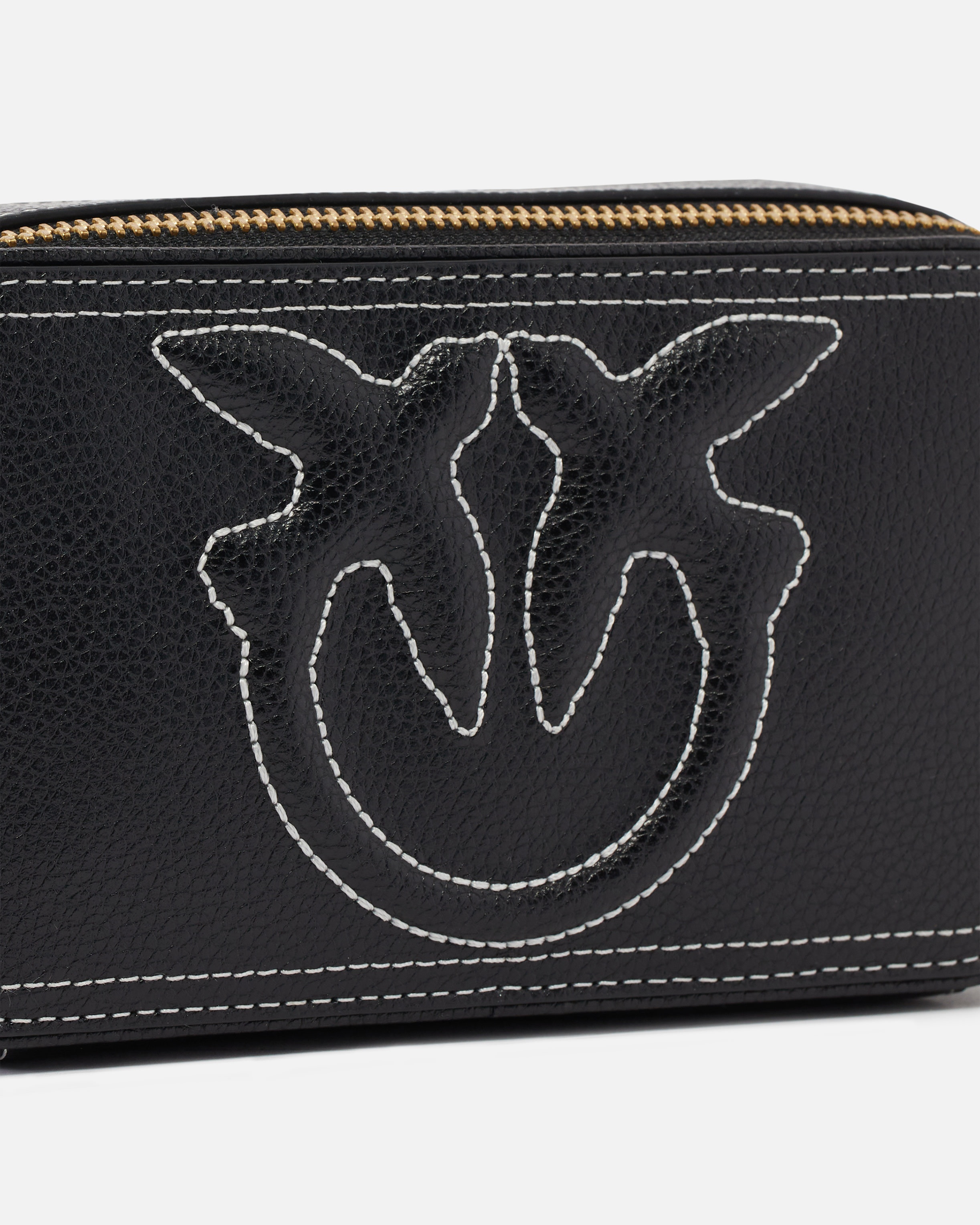 SMALL CROSSBODY BAG WITH RAISED LOVE BIRDS LOGO - 3