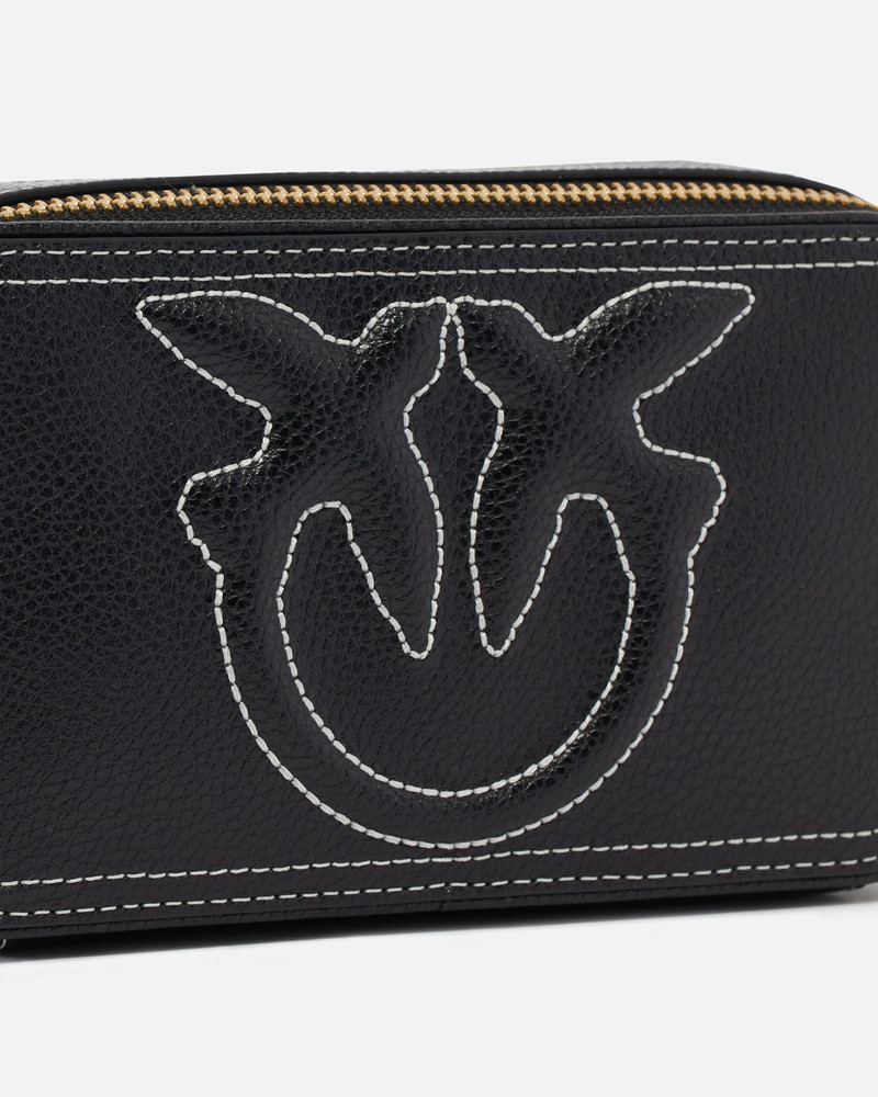 SMALL CROSSBODY BAG WITH RAISED LOVE BIRDS LOGO 3