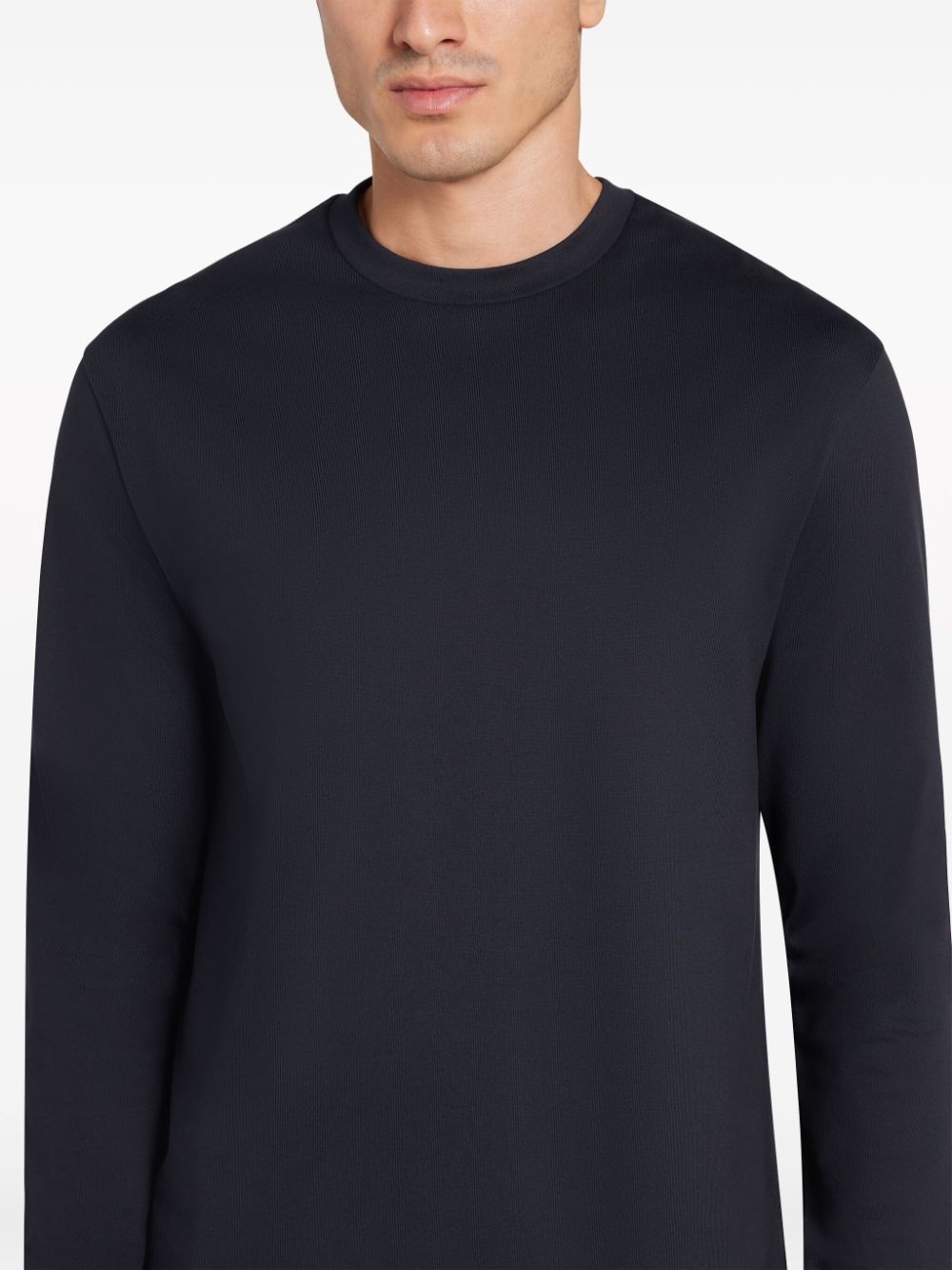 long-sleeve cotton T-shirt - 5