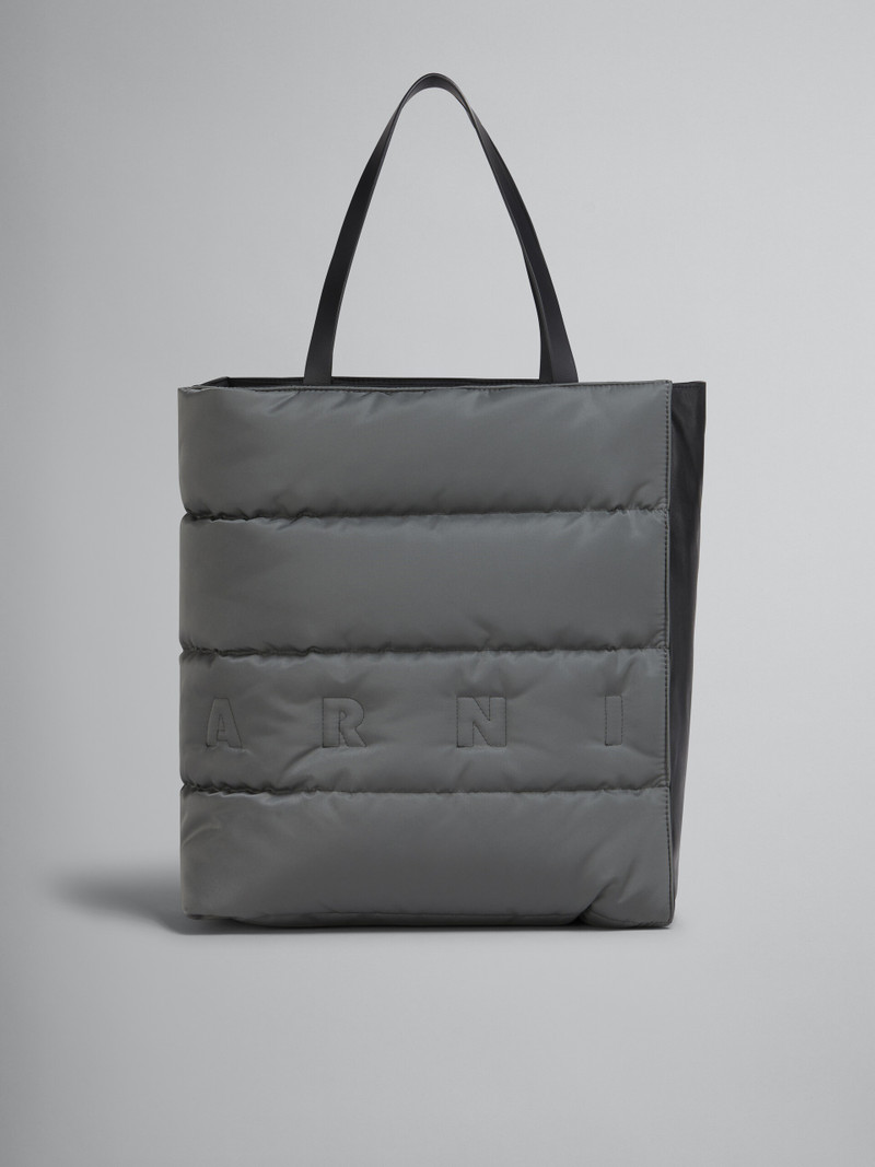 MUSEO LARGE BAG IN GREY NYLON 1