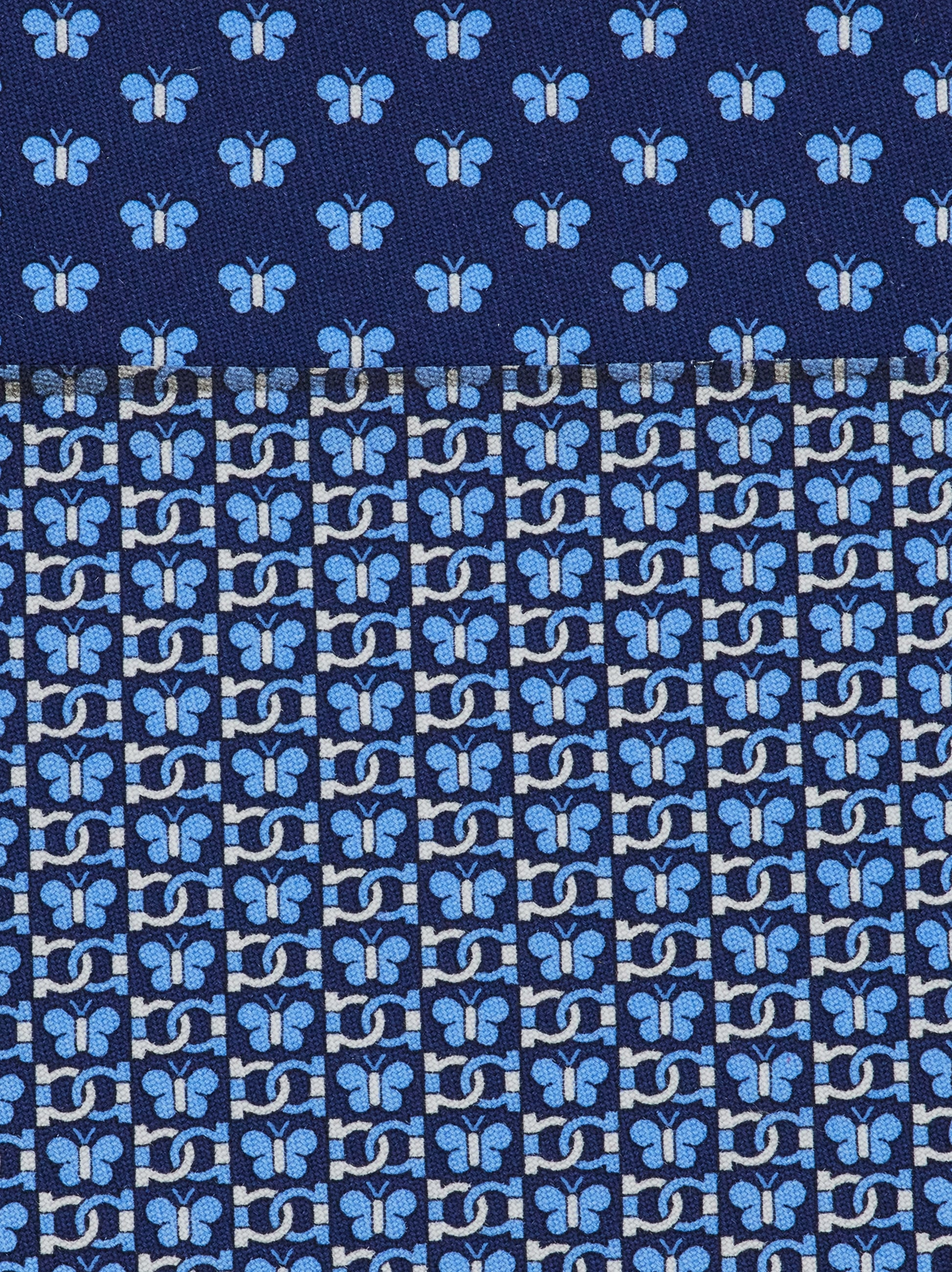 Butterfly print silk tie - 2