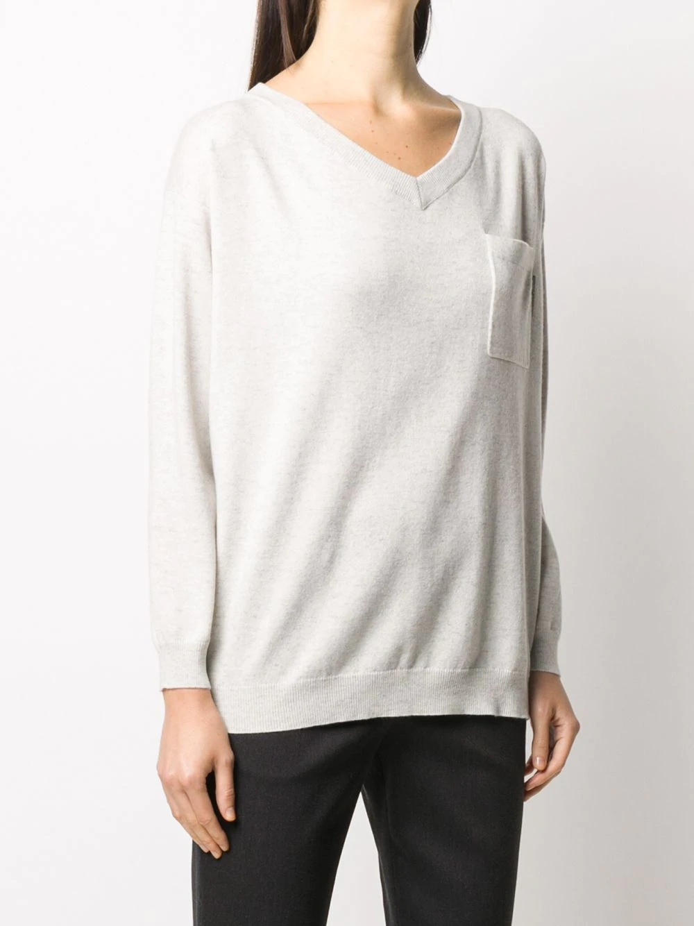 scoop-neck jumper - 3