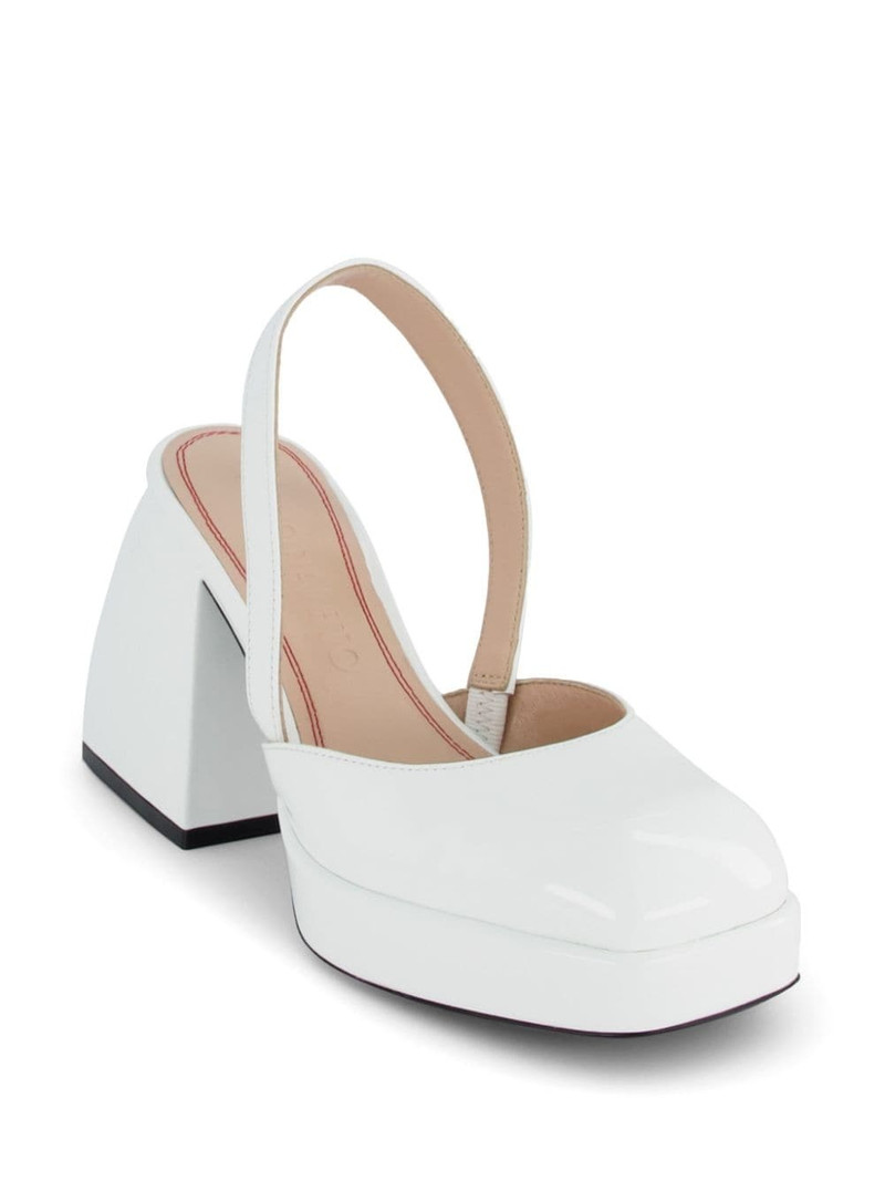 NODALETO Bulla Jones 90mm leather pumps outlook