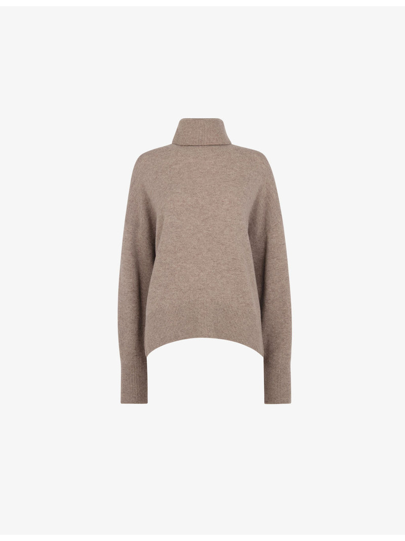 Relaxed-Fit Roll-Neck Wool Jumper 1