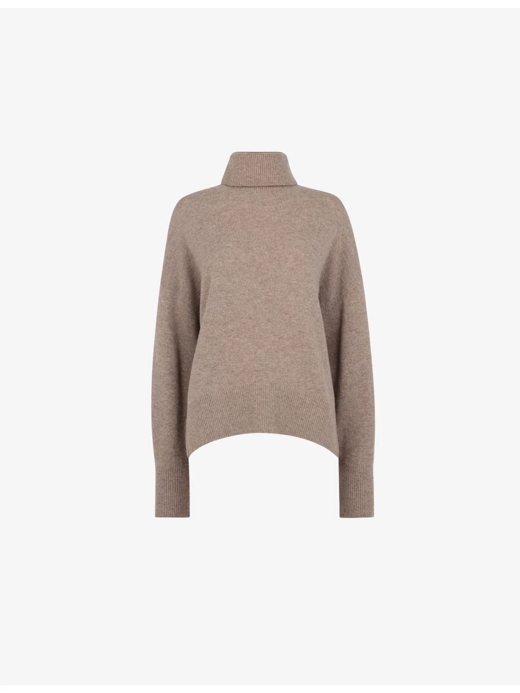 Relaxed-Fit Roll-Neck Wool Jumper - 1