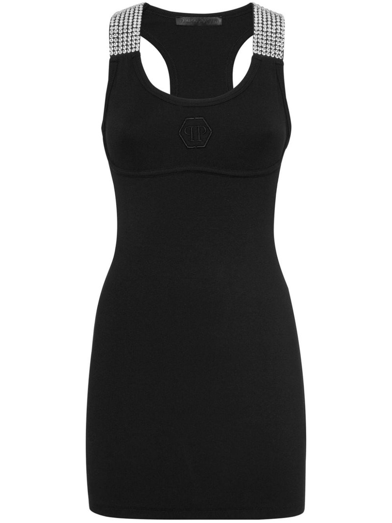 crystal-embellished tank minidress 1