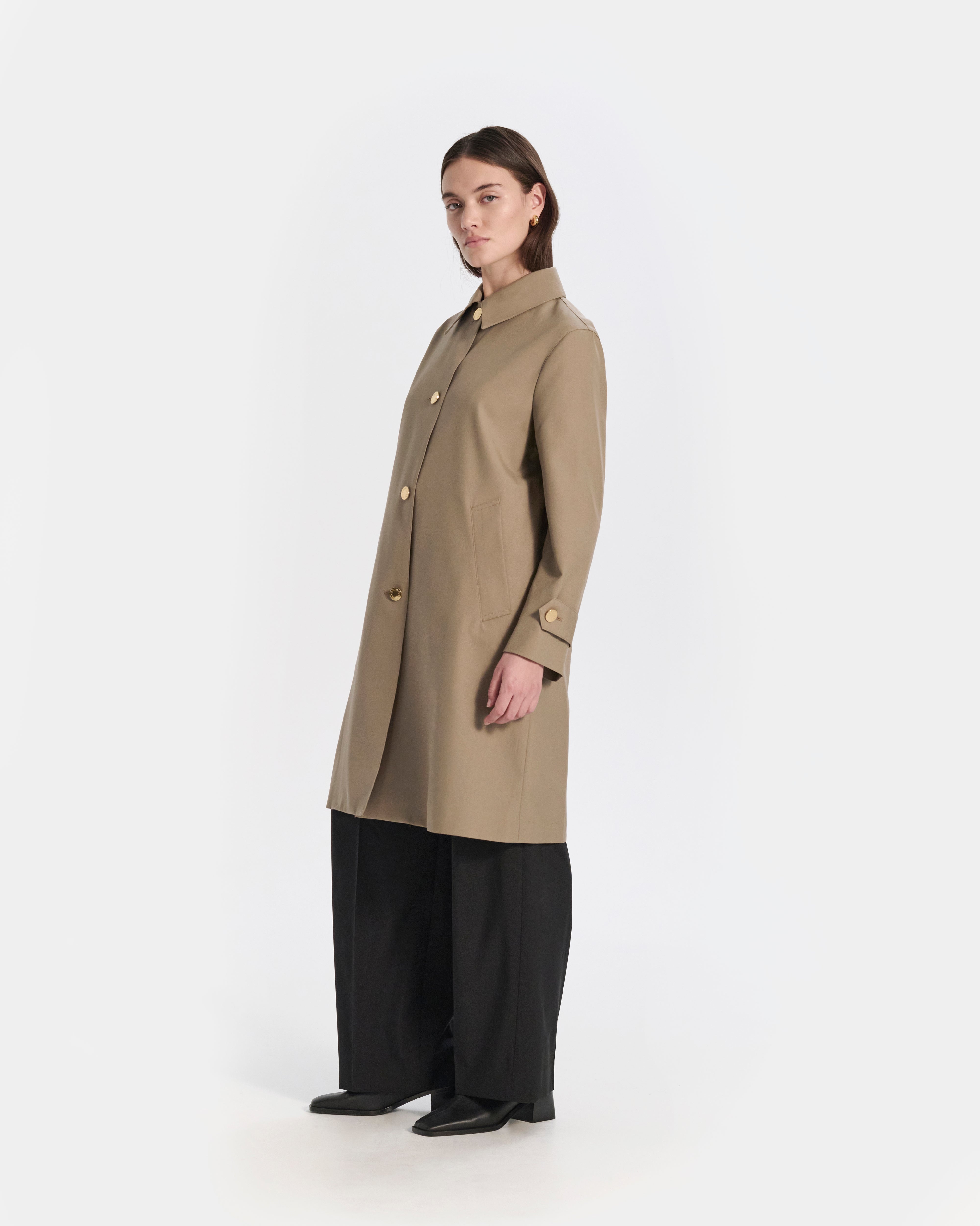Banton Wool 3/4 Length Coat - 5