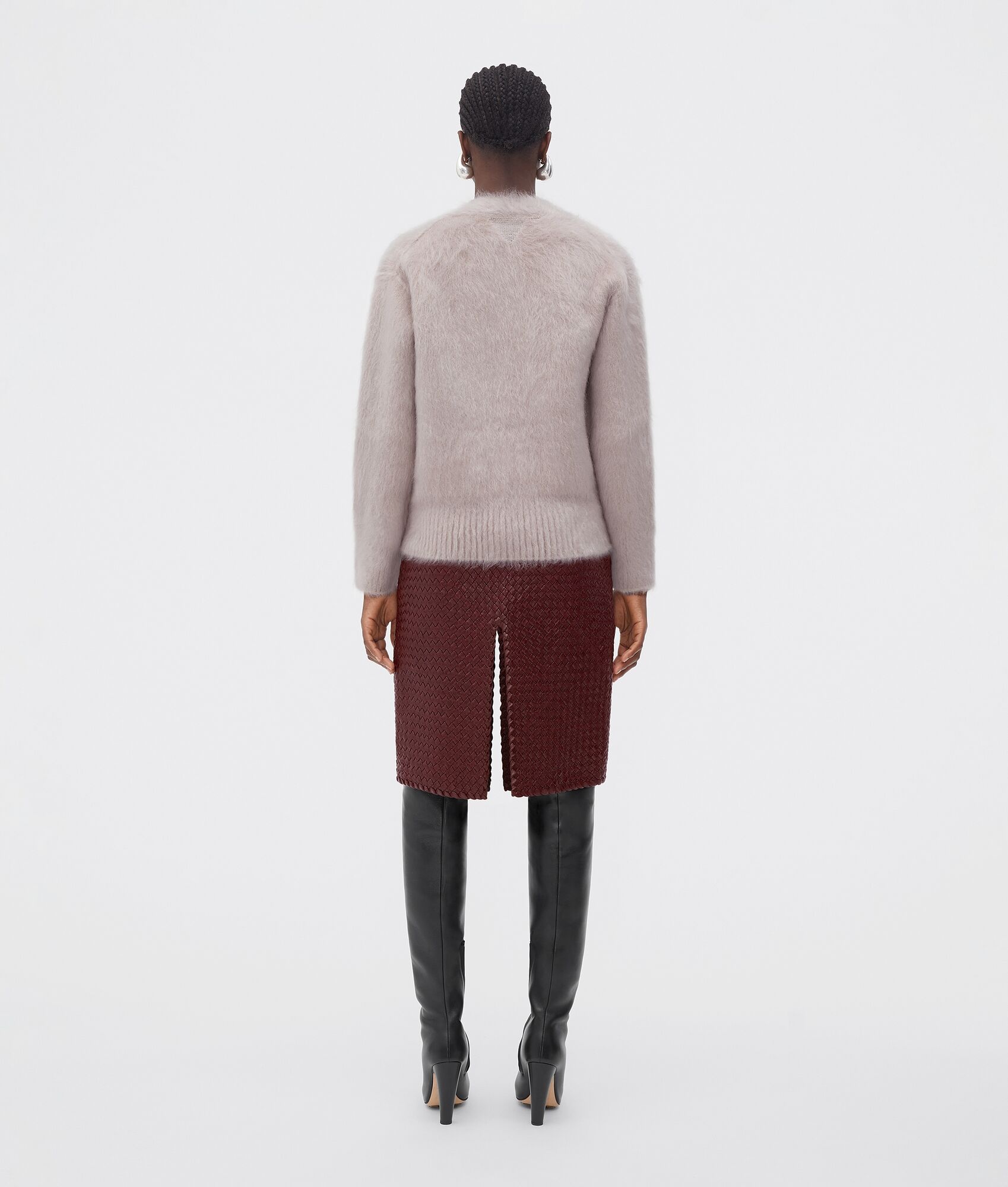 double mohair cardigan - 3