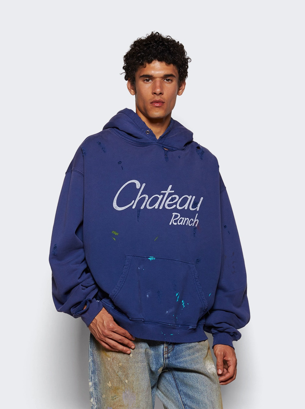 Chateau Ranch Hoodie Navy - 2