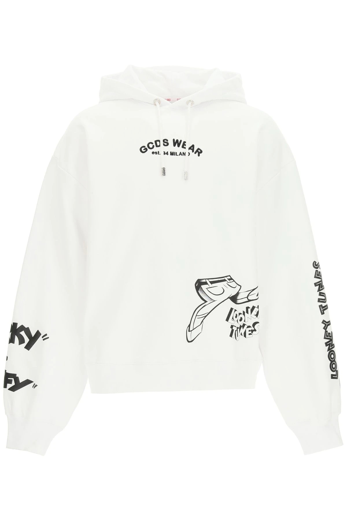 HOODED SWEATSHIRT WITH LOONEY TUNES PRINT - 1