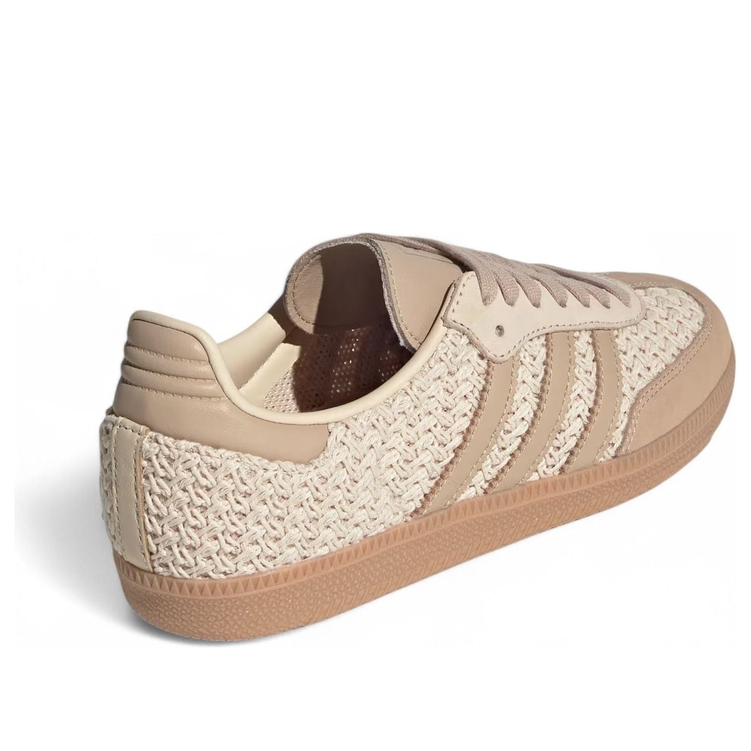 (WMNS) adidas Samba OG 'Crochet Pack Sand Strata' JR9446 - 4