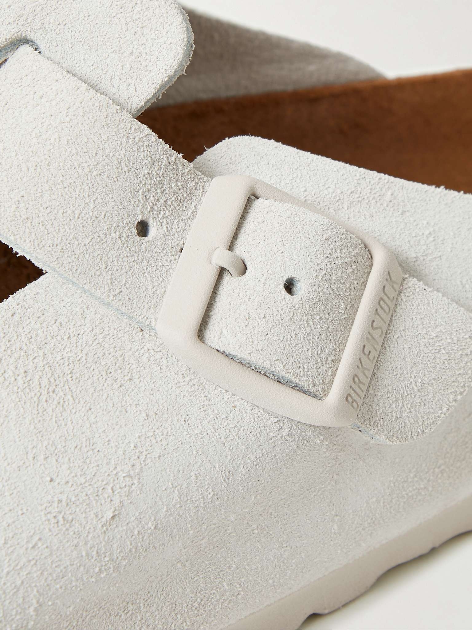Boston Suede Clogs - 6