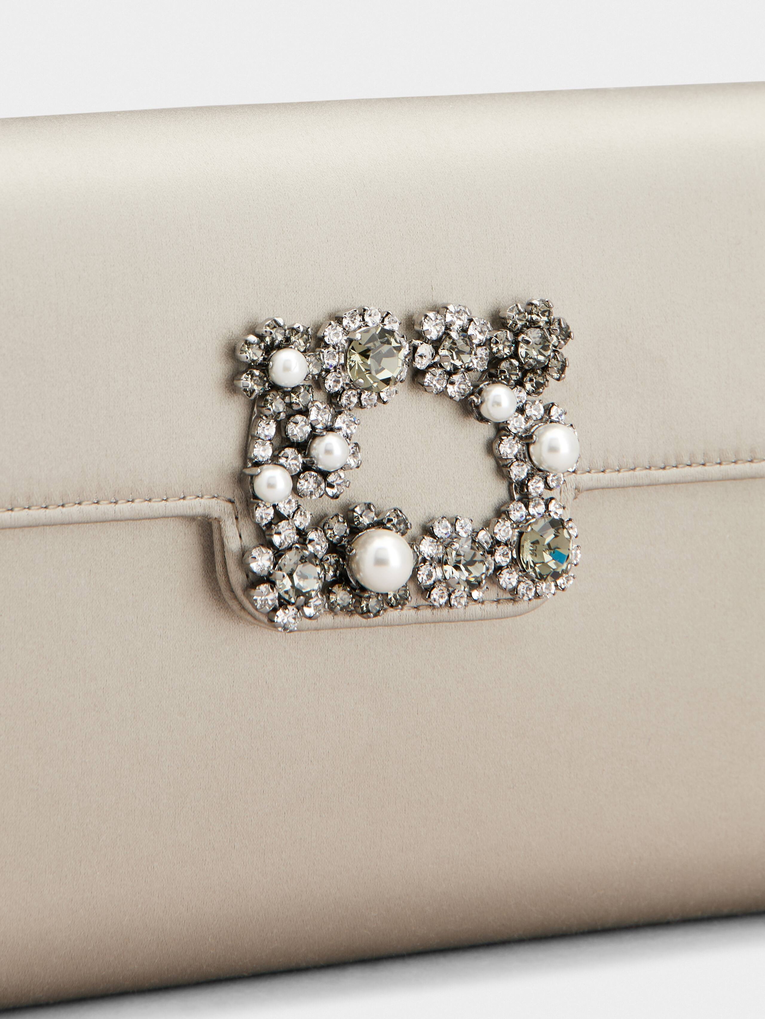 Efflorescence Clutch in satin - 5