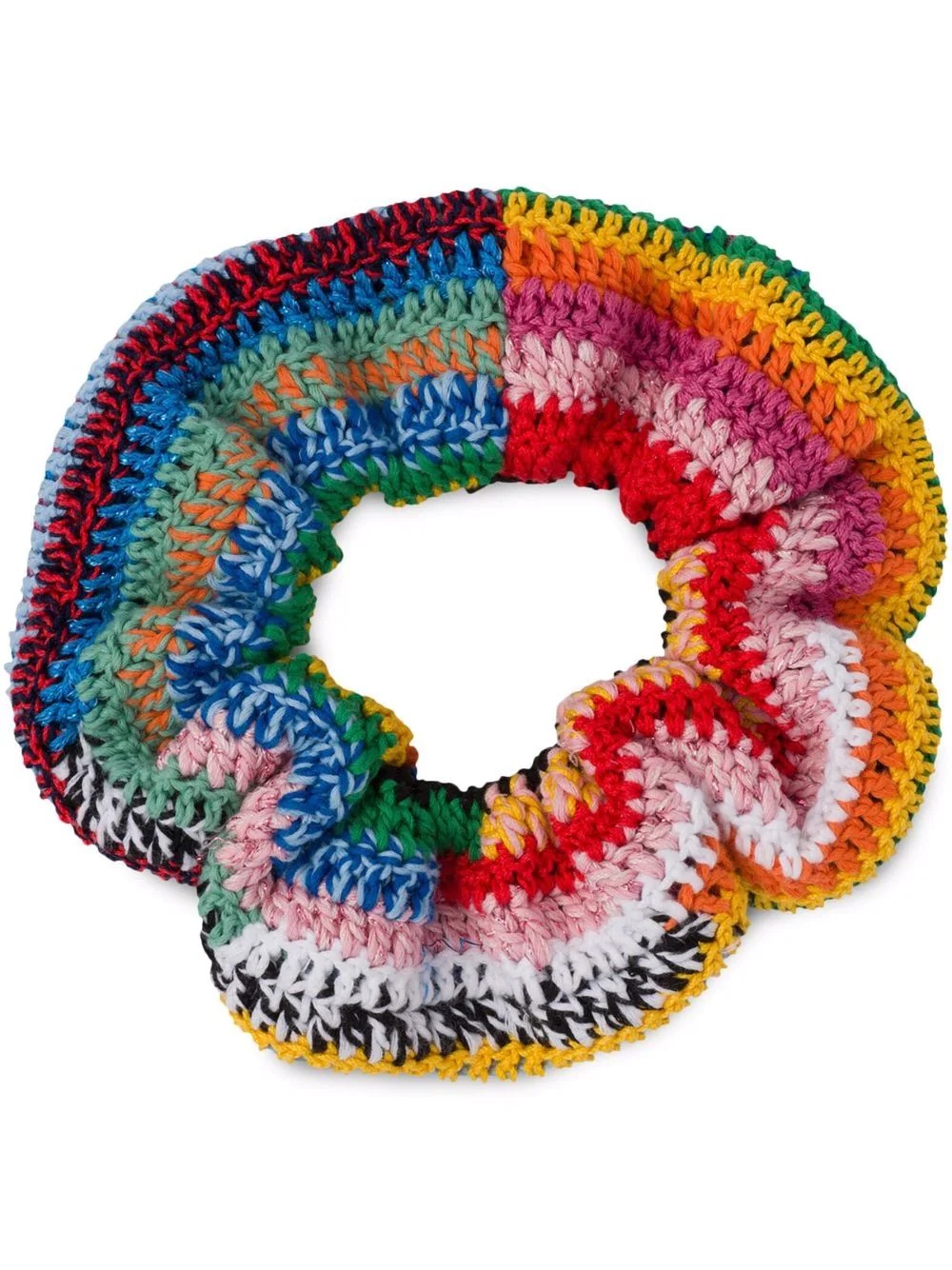 crochet hair scrunchie - 1