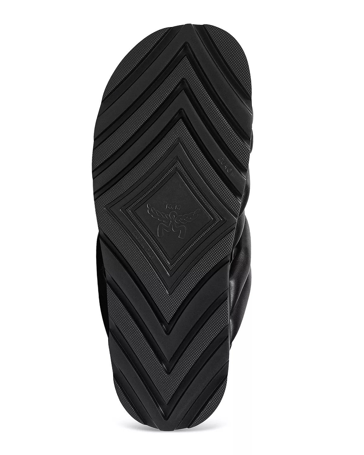 Women's Quilted Leather Flat Sandals - 5
