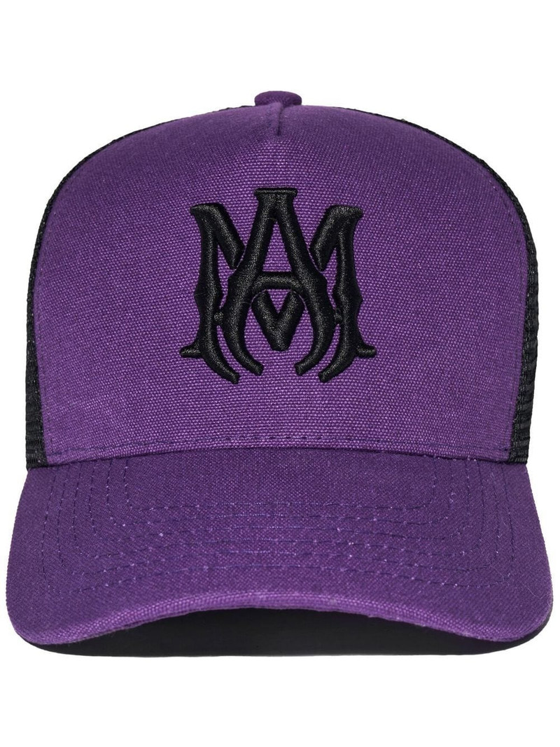 logo-patch trucker cap 1