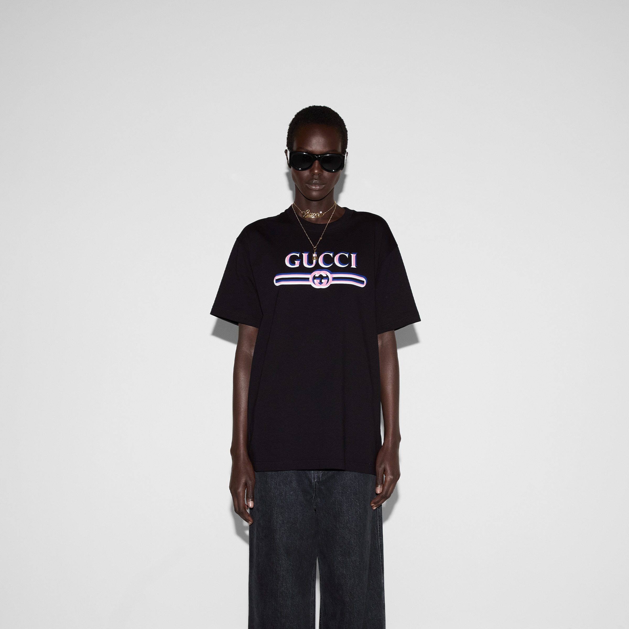 Printed cotton jersey T-shirt - 3