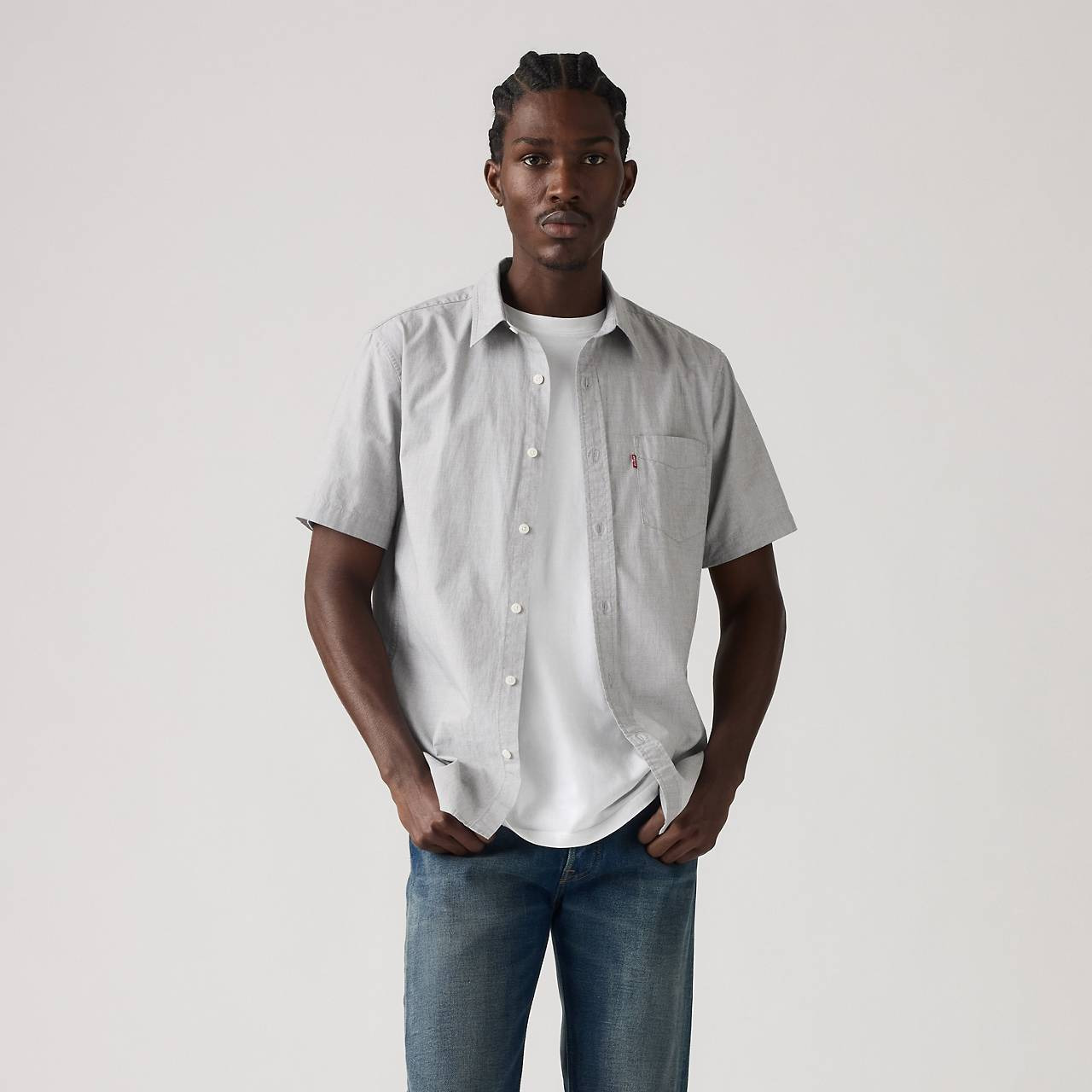 SHORT-SLEEVE CLASSIC STANDARD FIT SHIRT - 2