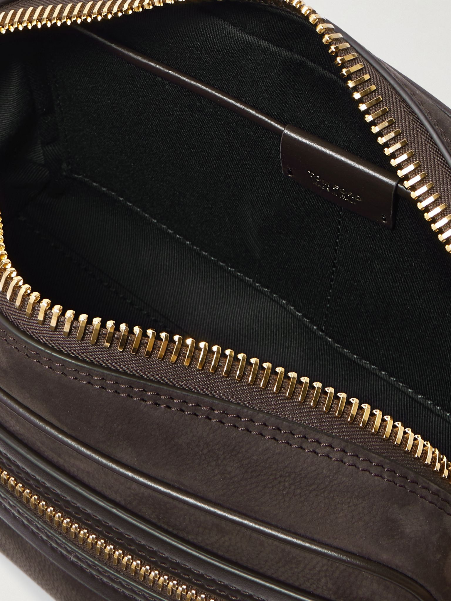 Nubuck Wash Bag Brown - 4