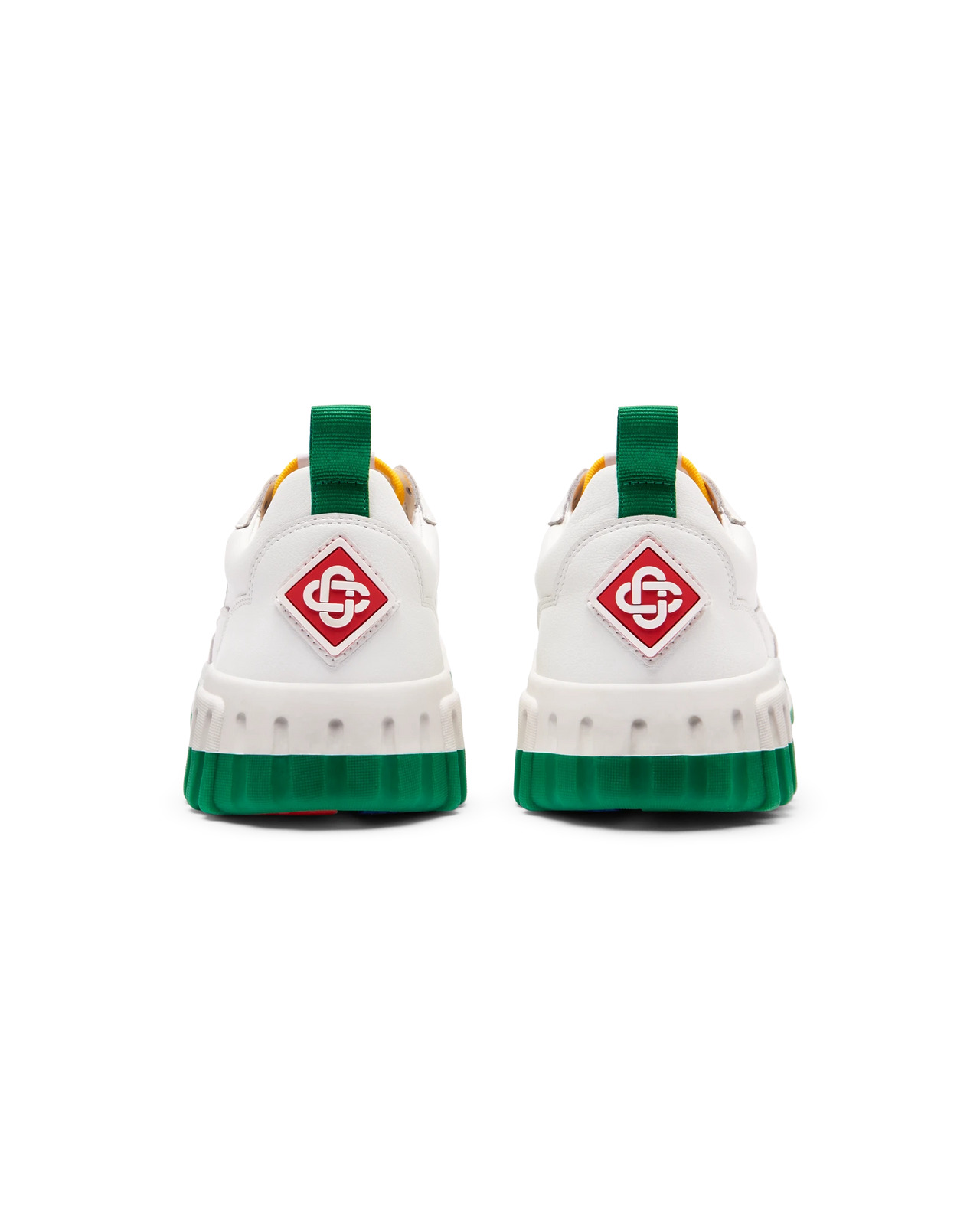Womens The Court White & Green Sneaker - 10