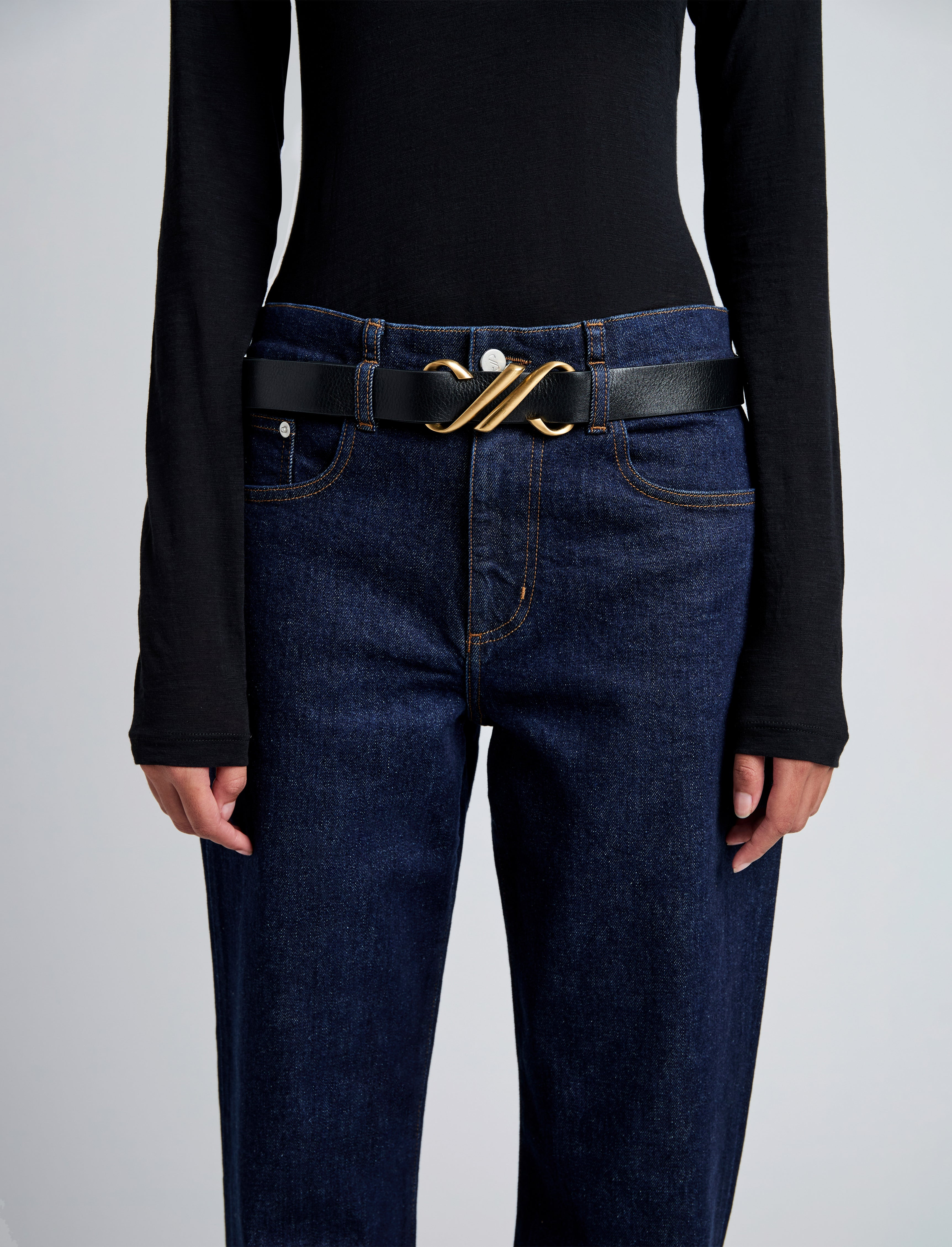 Monogram Belt in Shiny Calf - 3