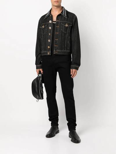 VERSACE Medusa Head-motif denim jacket outlook