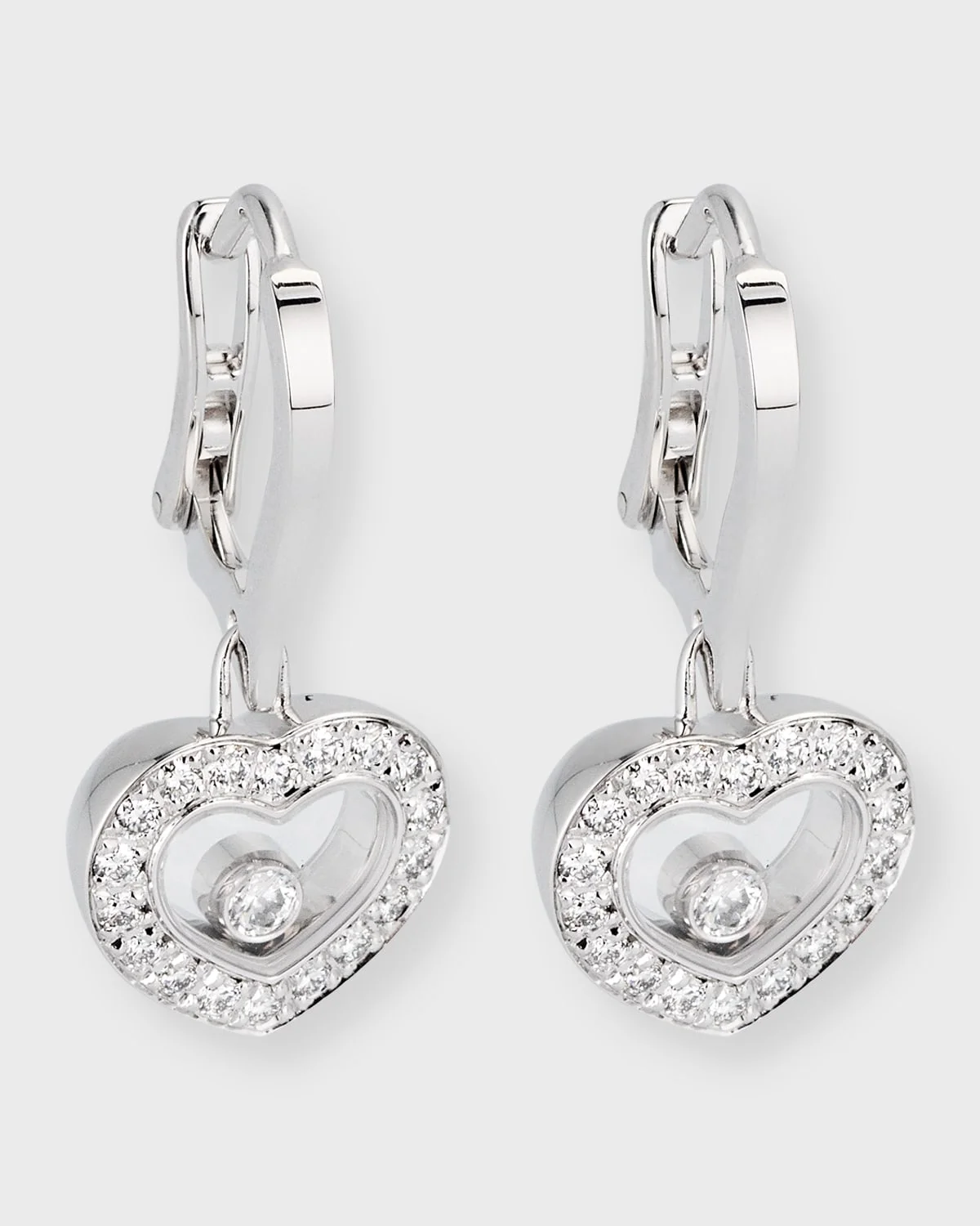 Happy Diamonds Heart Drop Earrings - 1