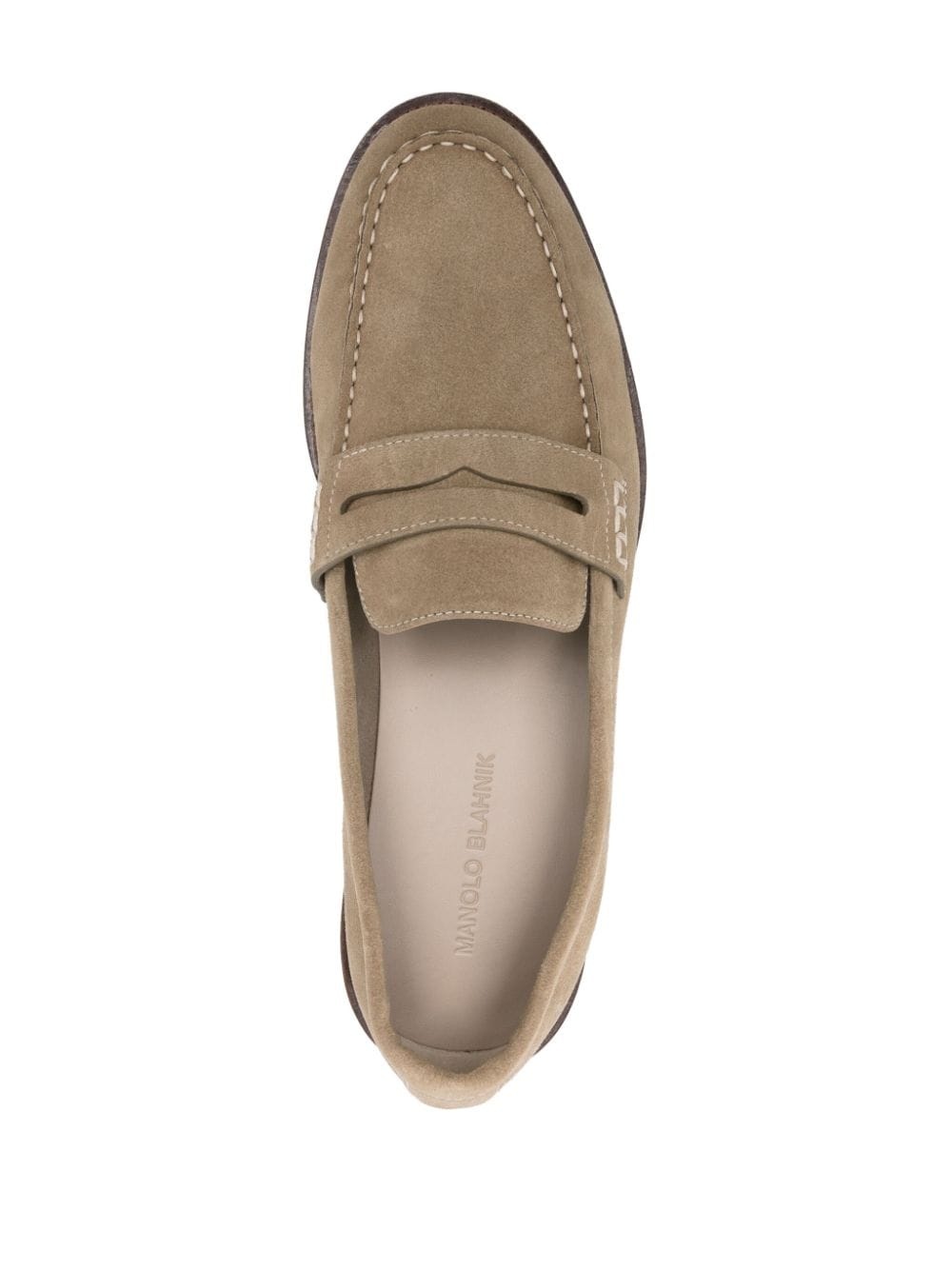 Perry penny-slot suede loafers - 4