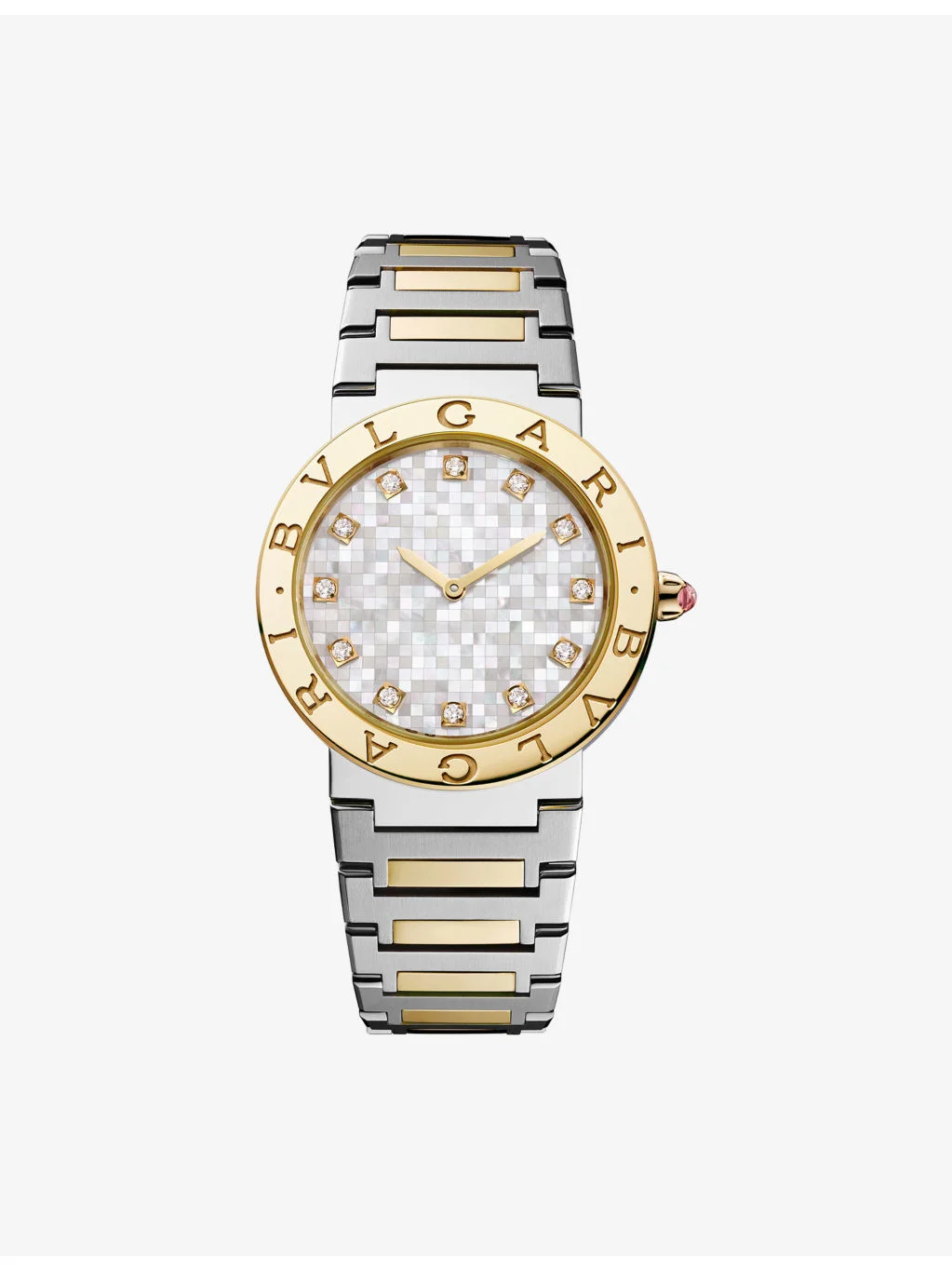 Bvlgari Bvlgari 18ct Yellow-Gold, Stainless-Steel And Diamond Quartz Watch 33mm - 1