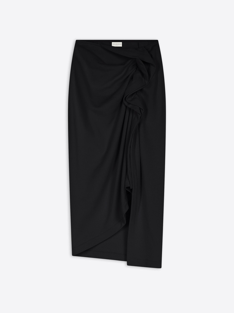 COTTON RUFFLE SKIRT - 1