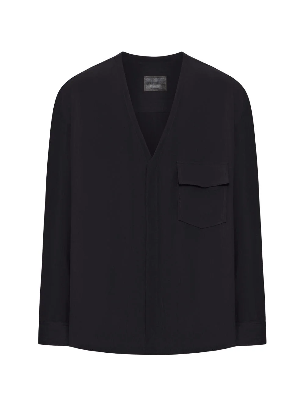 pocket V-neck jacket - 1
