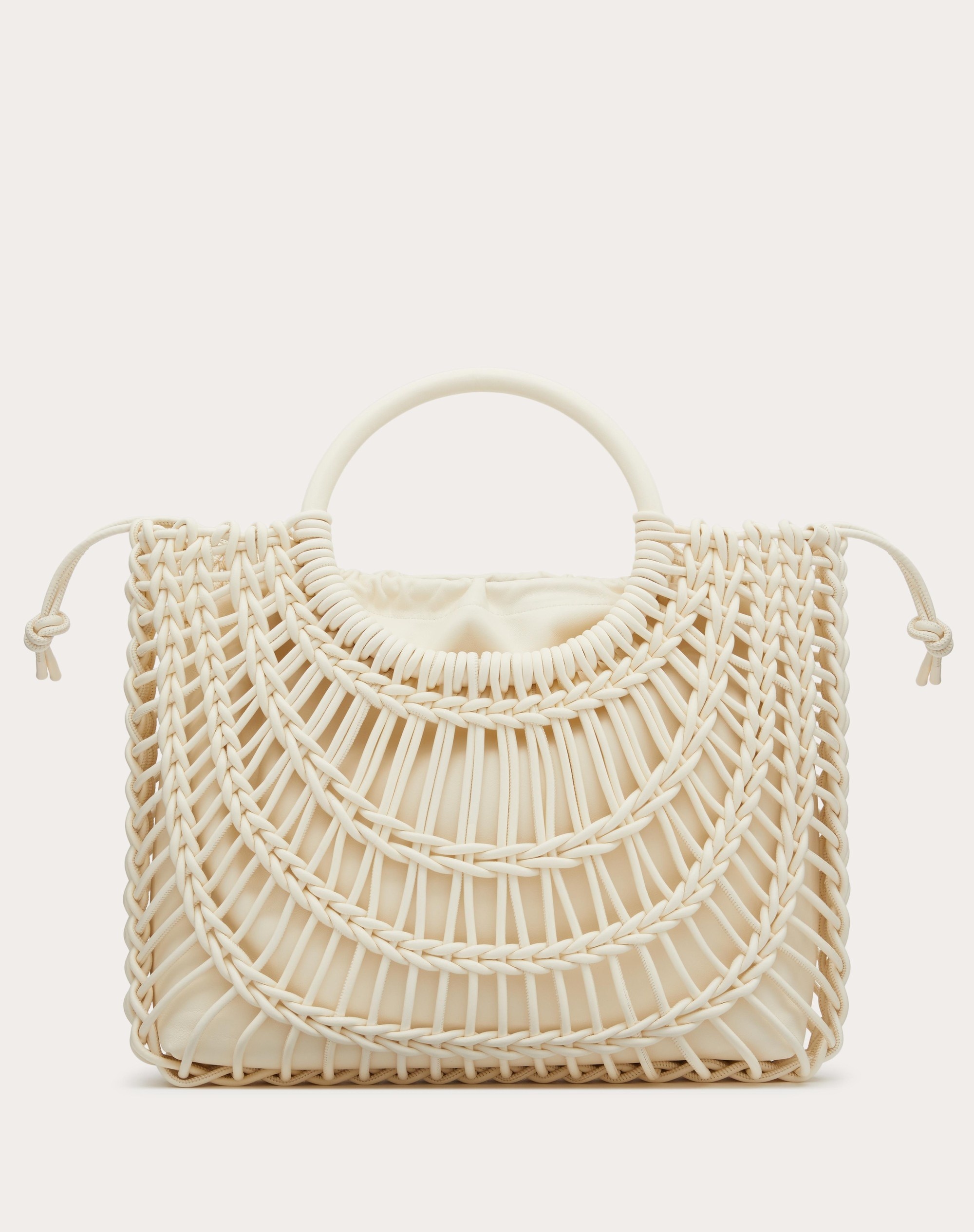 ALLKNOTS WOVEN LEATHER SHOPPER - 4