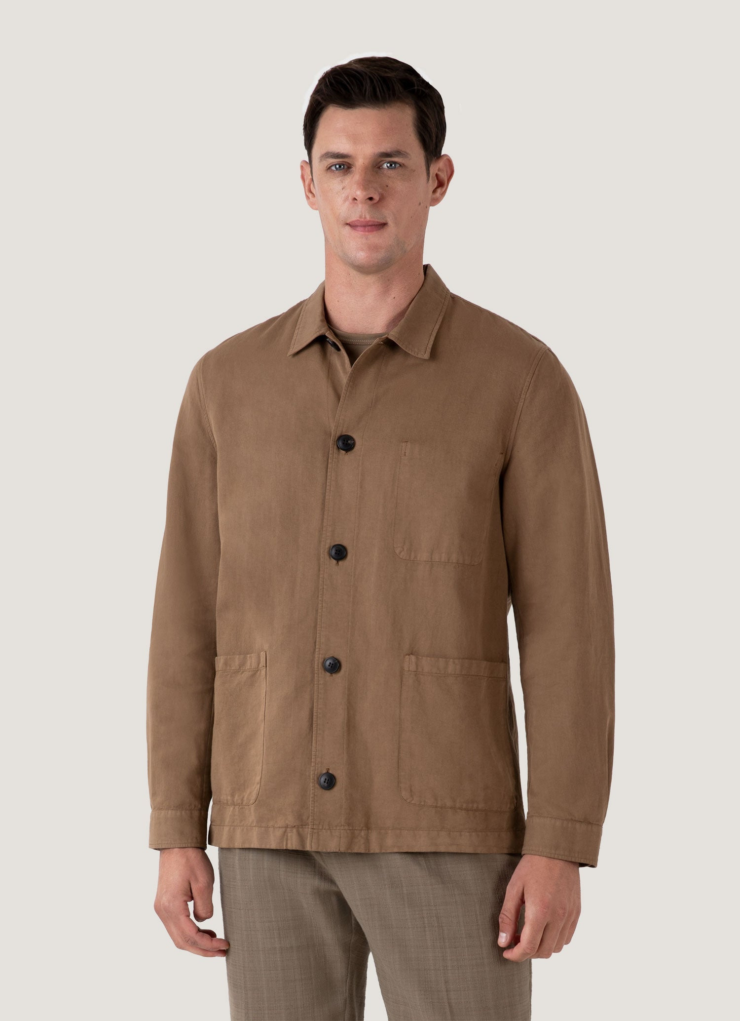 Cotton Linen Twin Pocket Jacket - 2