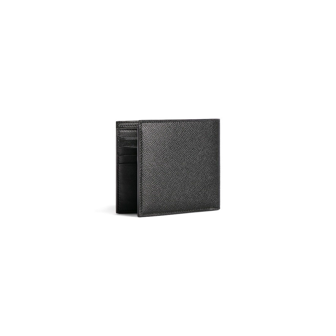 Men's Passport Square Folded Wallet in Black - 2