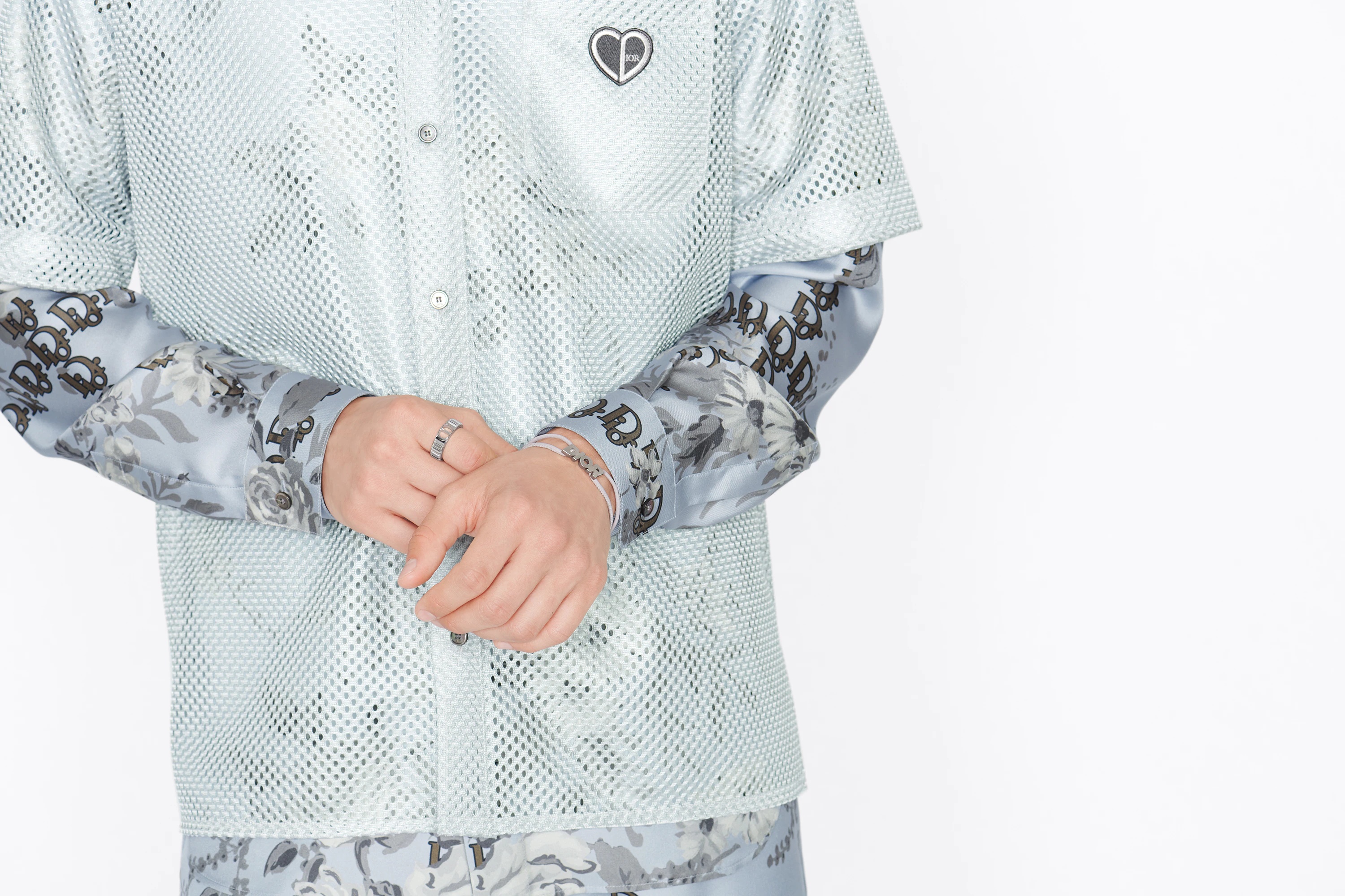 Short-Sleeved Shirt with 'CD Heart' Patch - 4