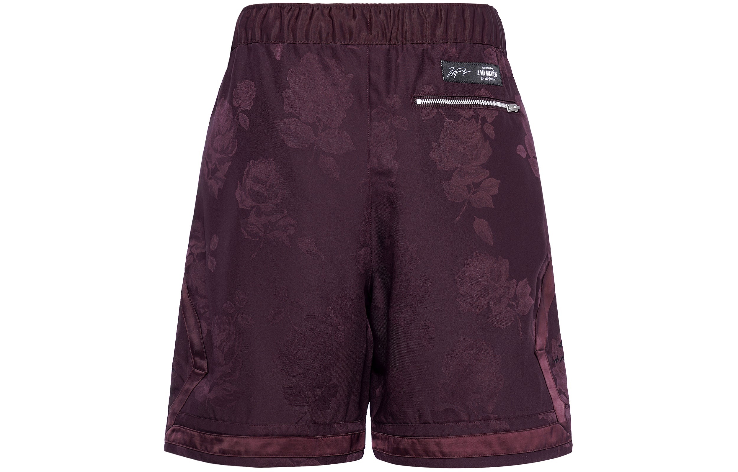 Air Jordan x A Ma Maniere SS22 Sports Short Asia Sizing 'Dark Red' DJ9755-652 - 2