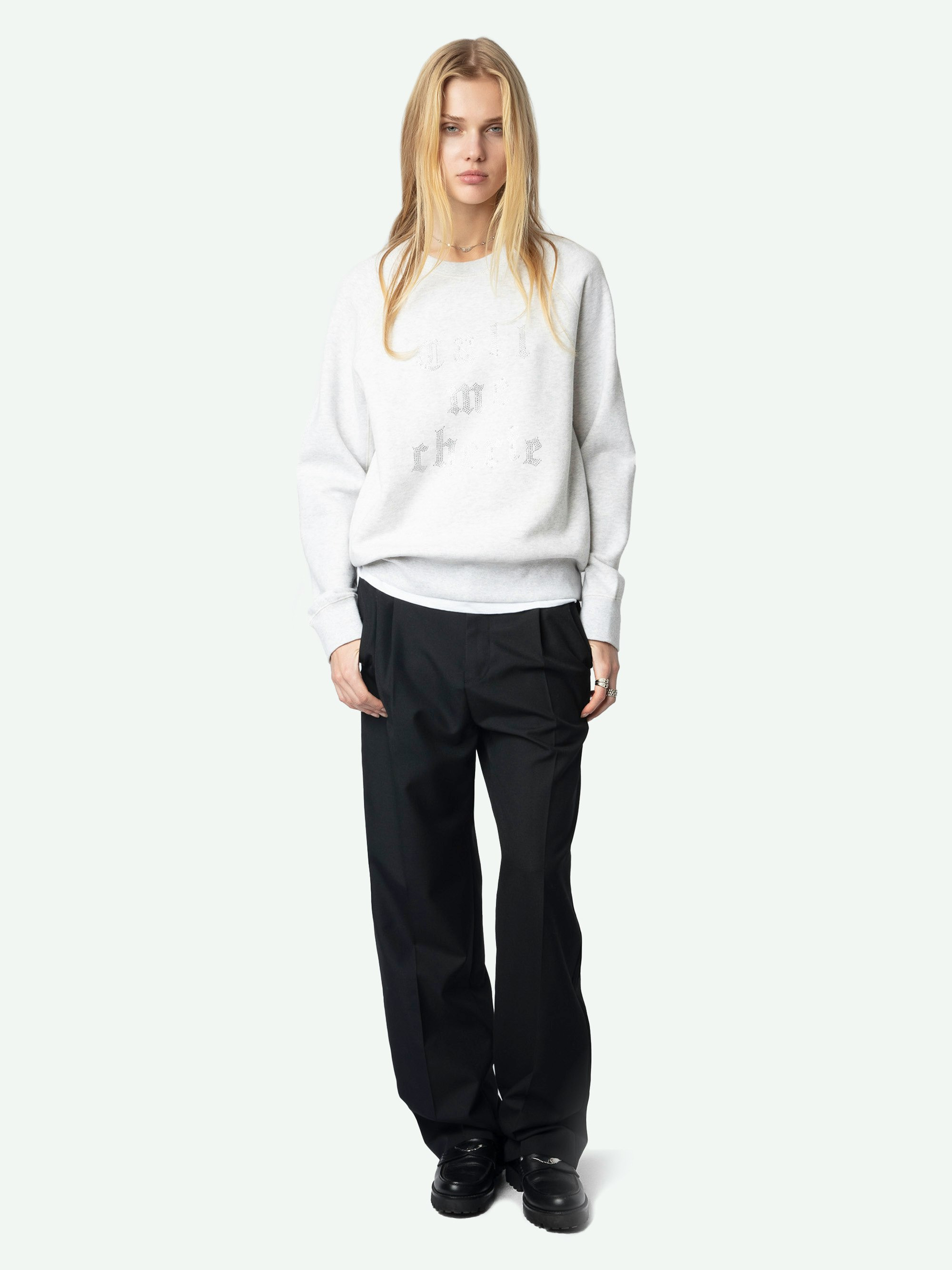 Upper  Diamanté Sweatshirt - 6