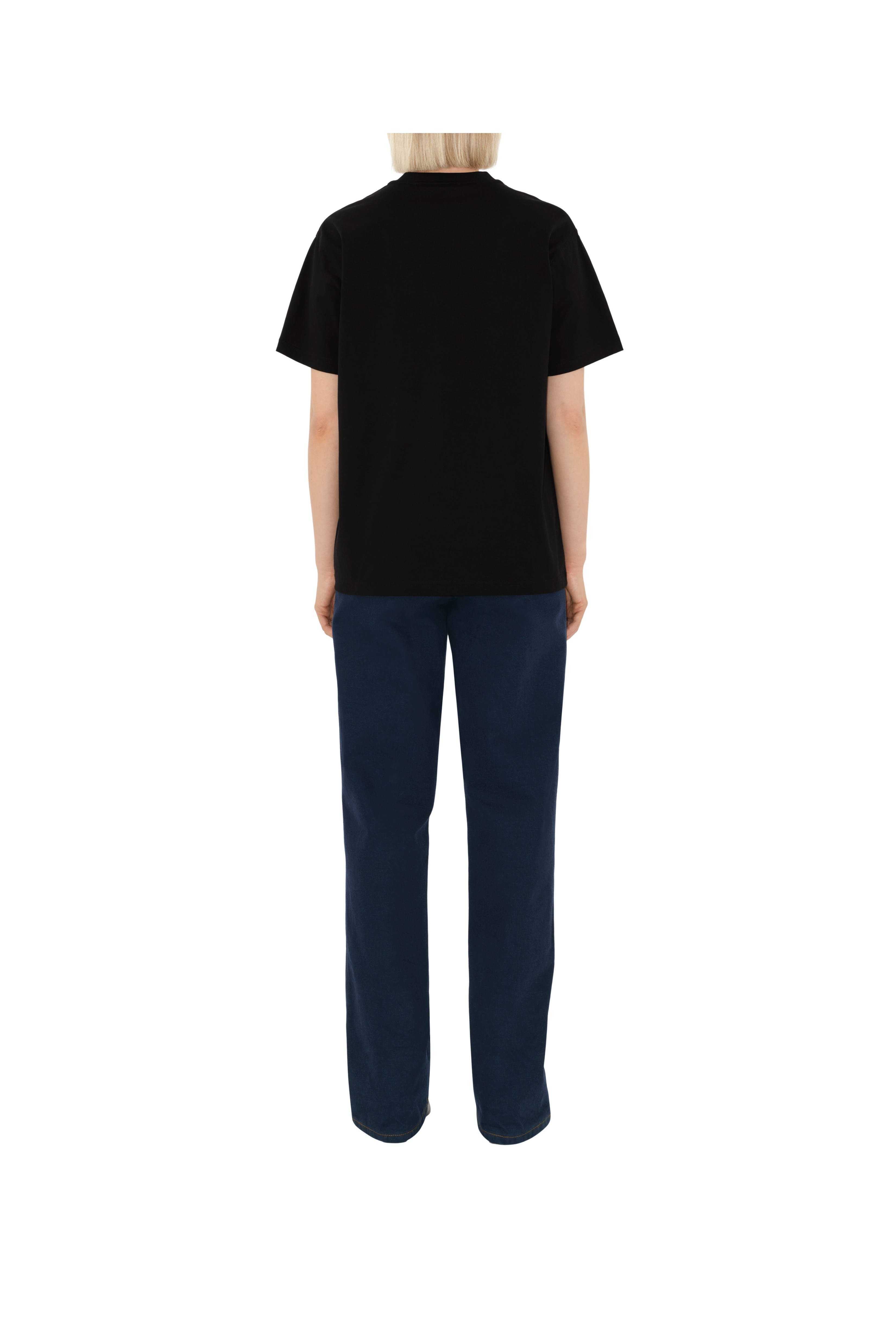 burberry Check Pocket Cotton T-shirt in Black at Nordstrom - 4