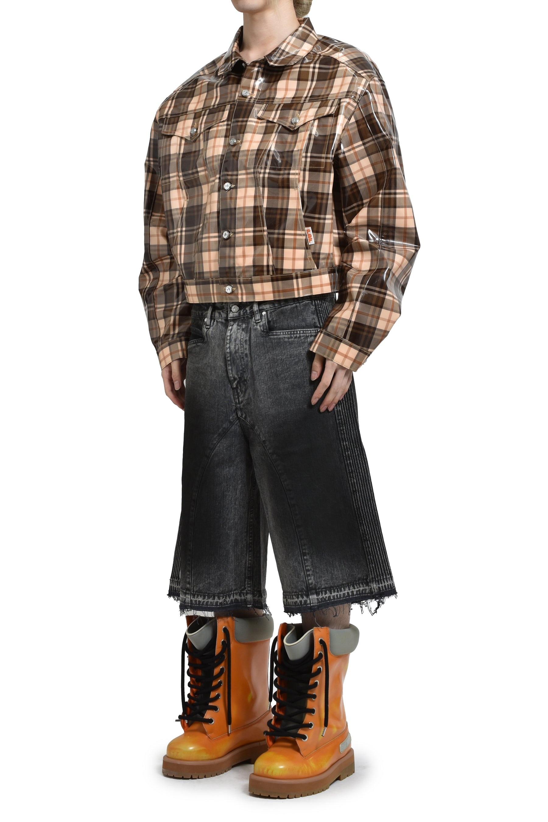 LOW RIDE BIKER SHORTS (DOM04) / BLK - 4