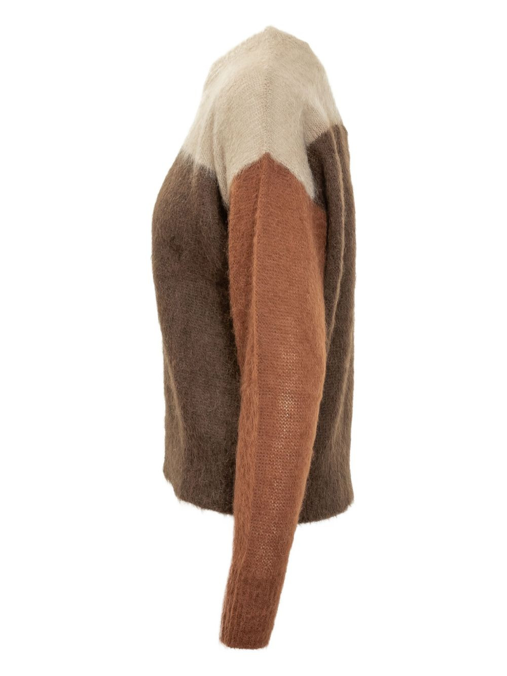 colour-block long-sleeves sweater - 3
