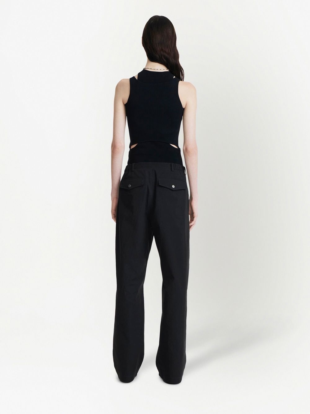 Interlink cut-out tank top - 3