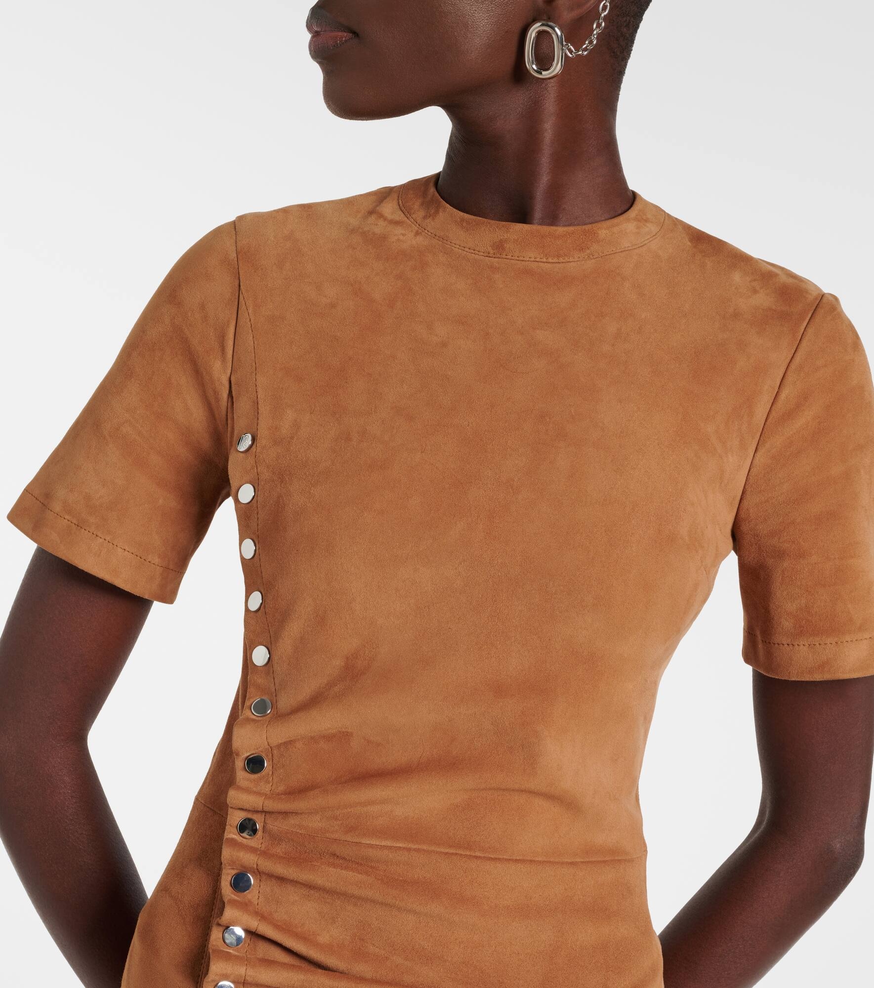 Suede minidress - 4