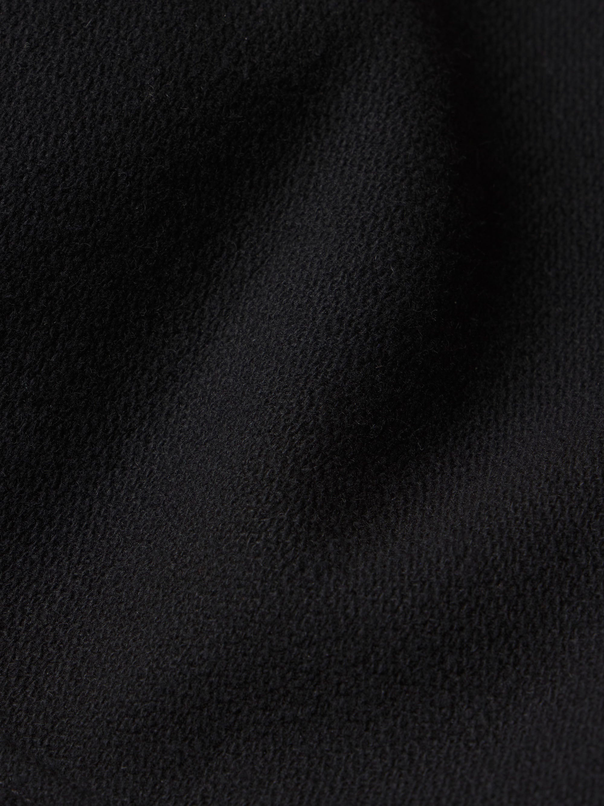 Woolen Workwear Jacket in Black - 4