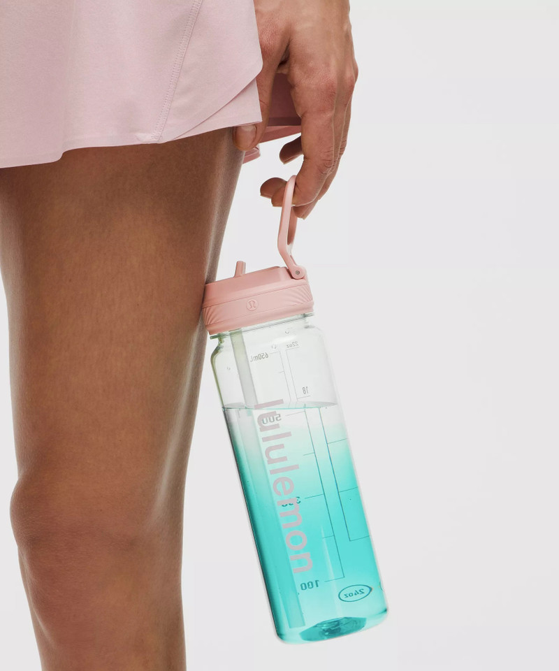 Back to Life Clear Bottle 24oz *Straw Lid 4