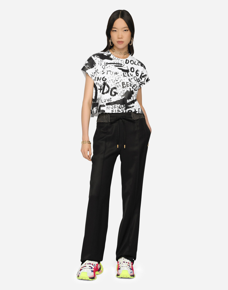 Dolce & Gabbana Twill palazzo pants outlook