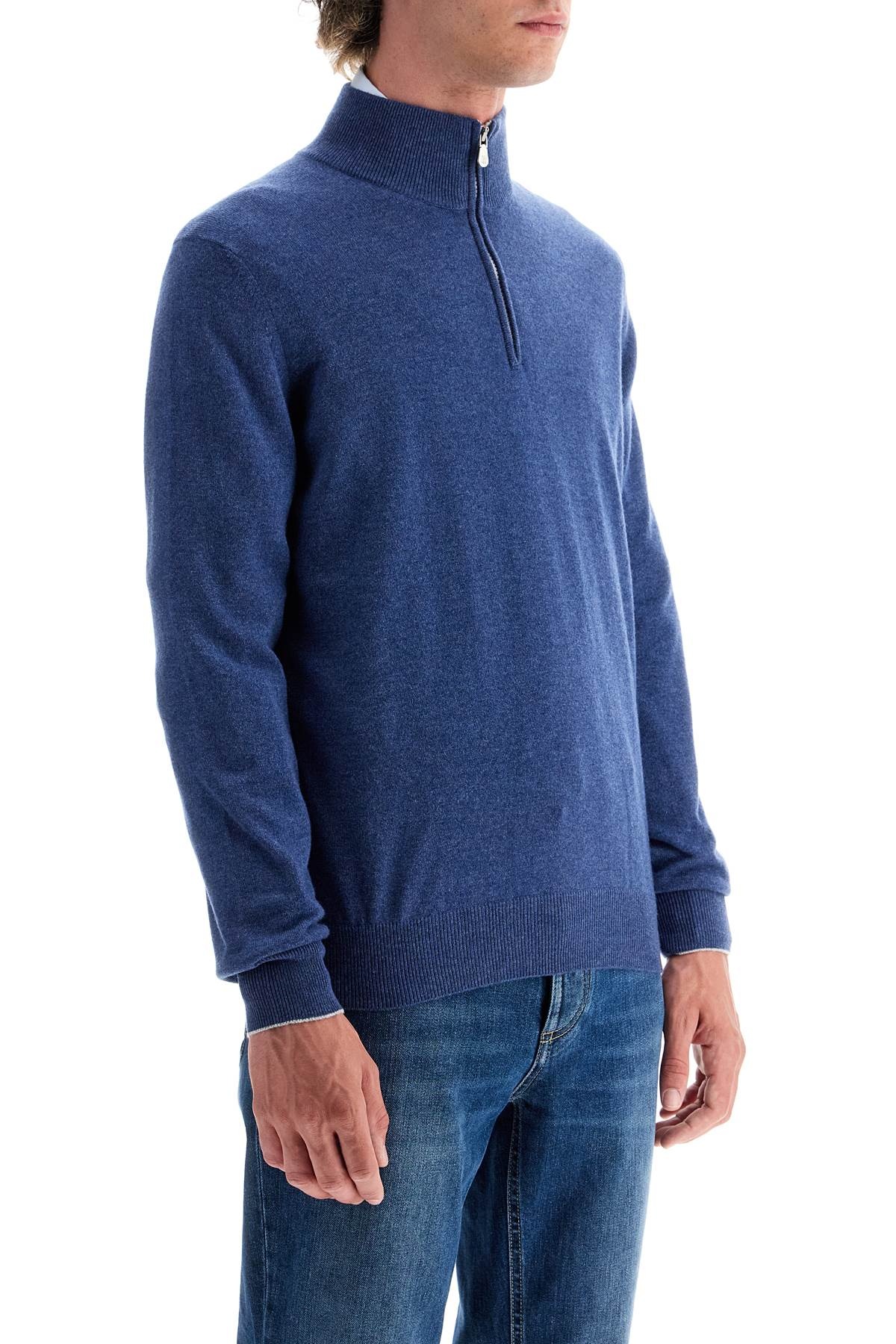 HIGH-NECK CASHMERE PULLOVER SWEATER - 3