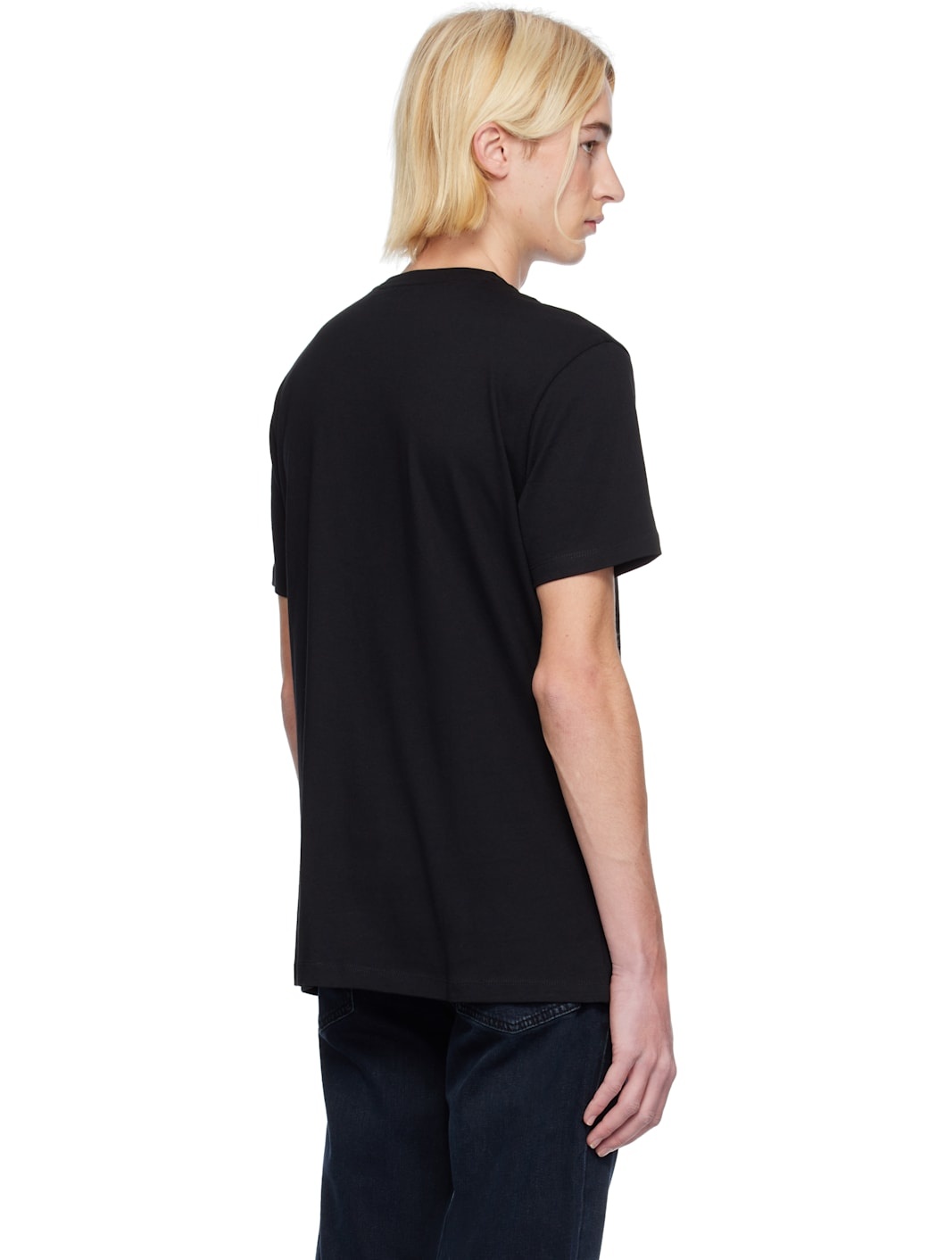 Black Logo Patch T-shirt - 3