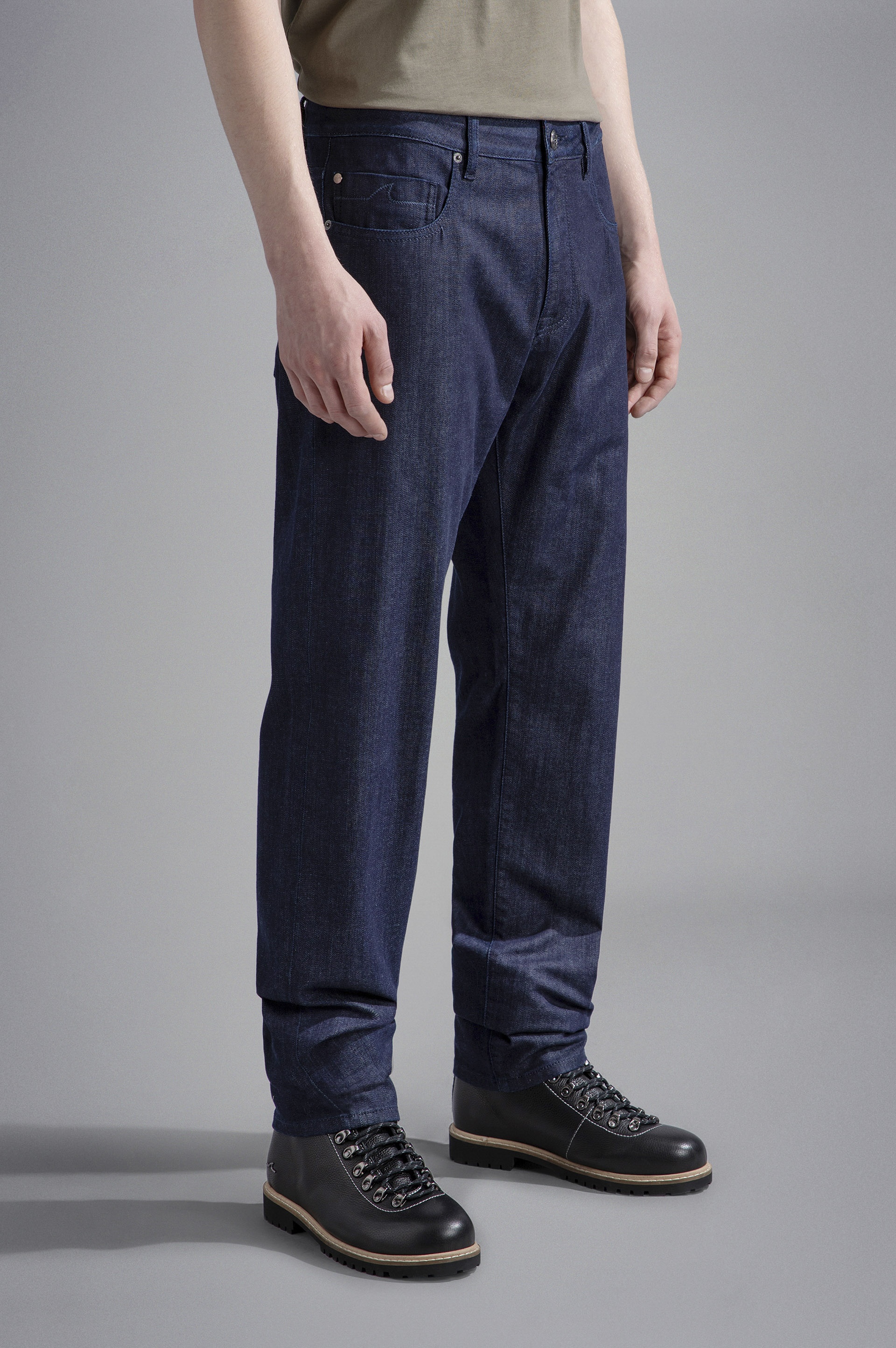 GIZA COTTON DENIM JEANS - 6