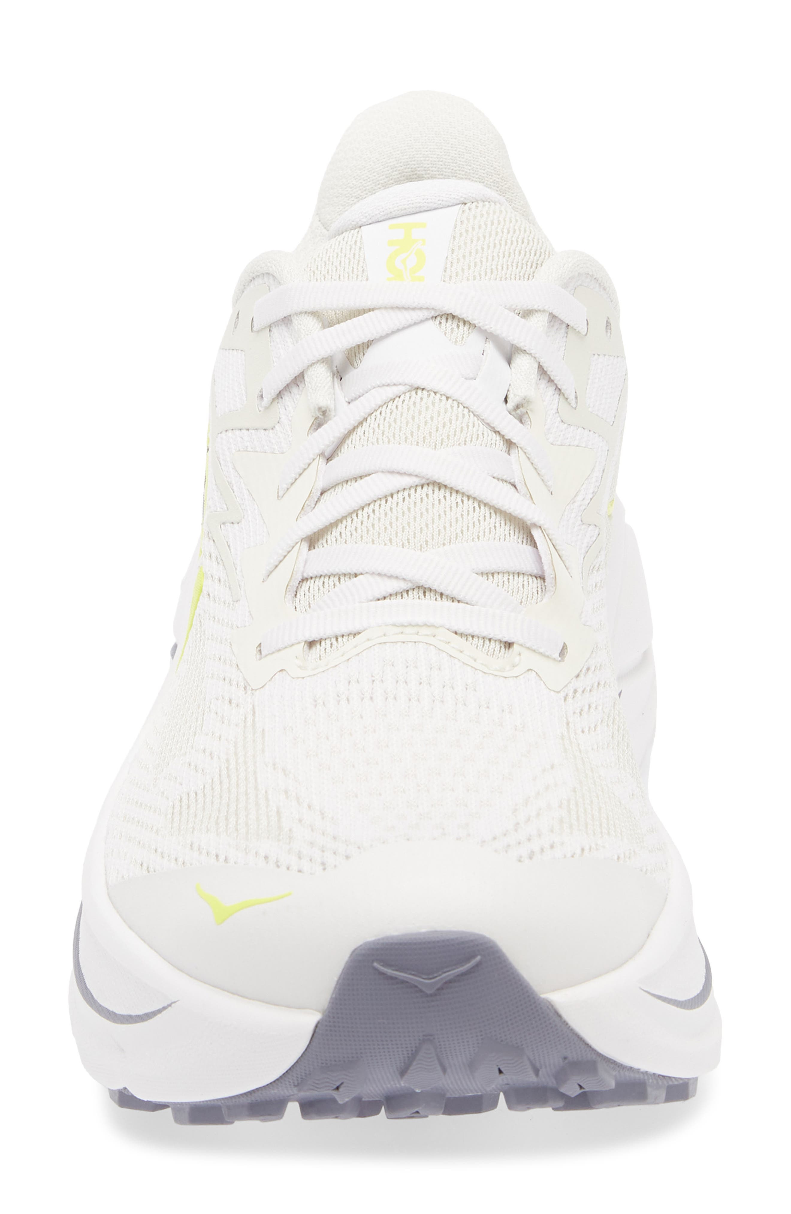 HOKA Challenger 8 Running Shoe in White /Neon Hoka Citrus at Nordstrom - 4