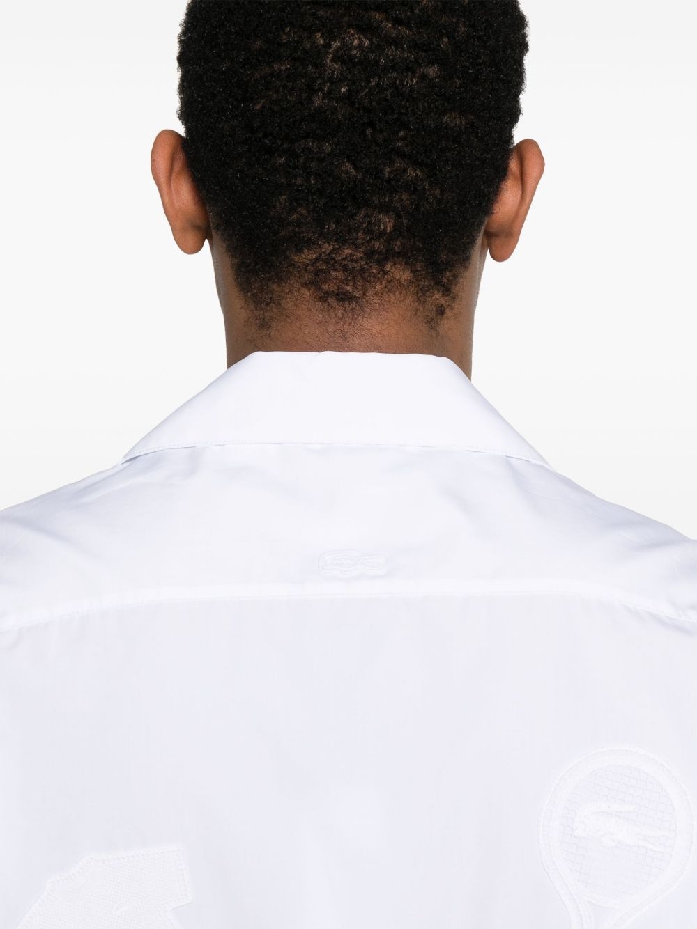logo-patch shirt - 5